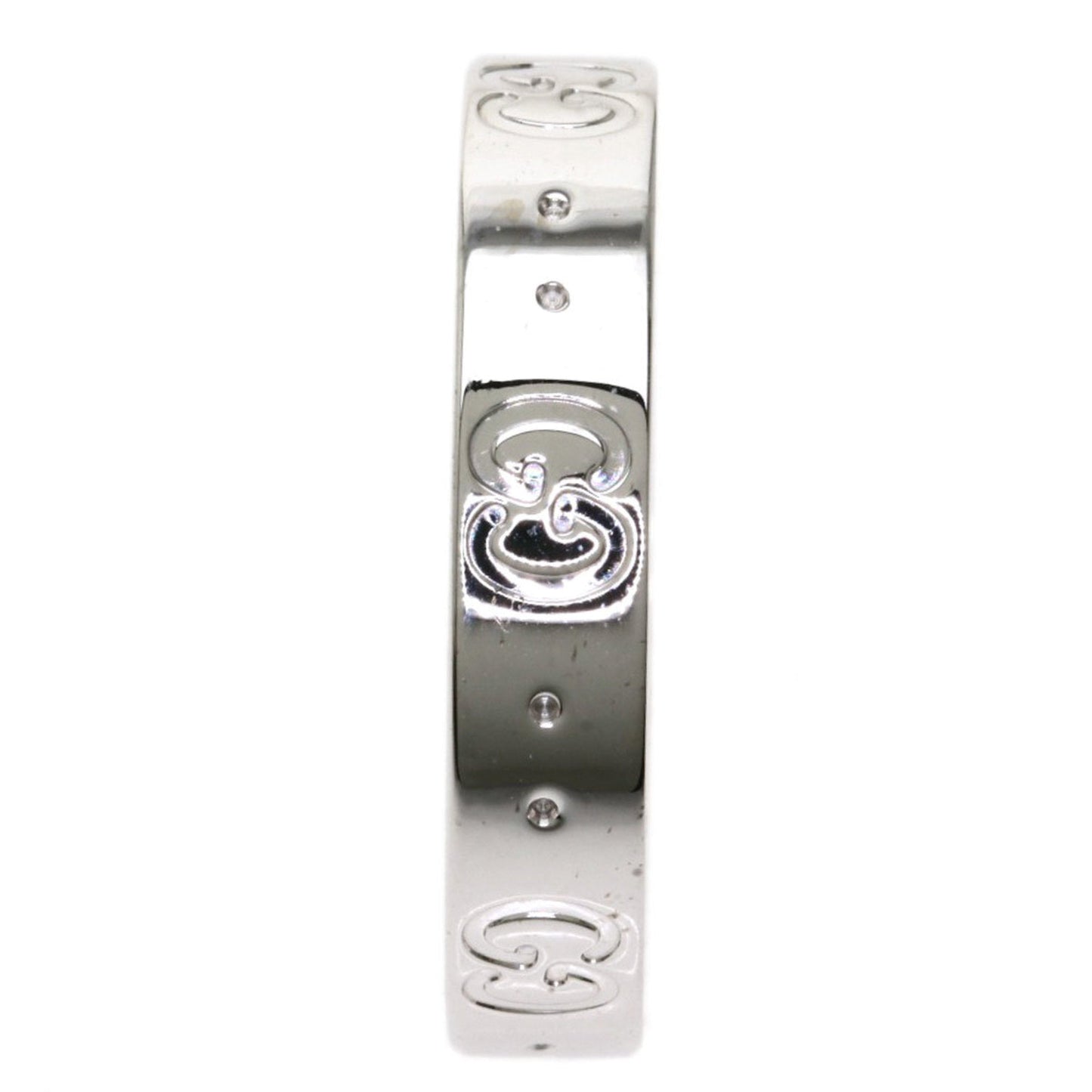Gucci Icon # 18 Ring / K18 White Gold Men's GUCCI