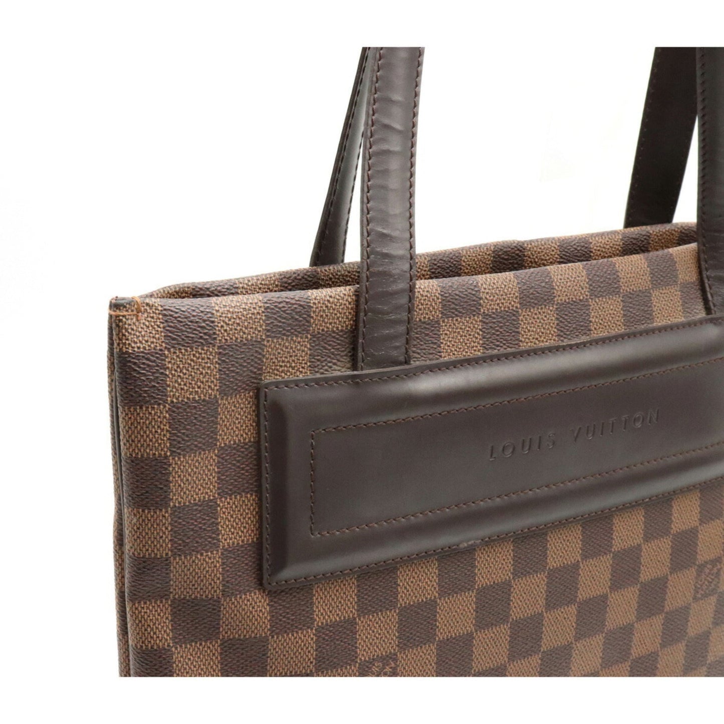 Louis Vuitton Damier Clifton Tote Bag Shoulder Pouch Missing N51149