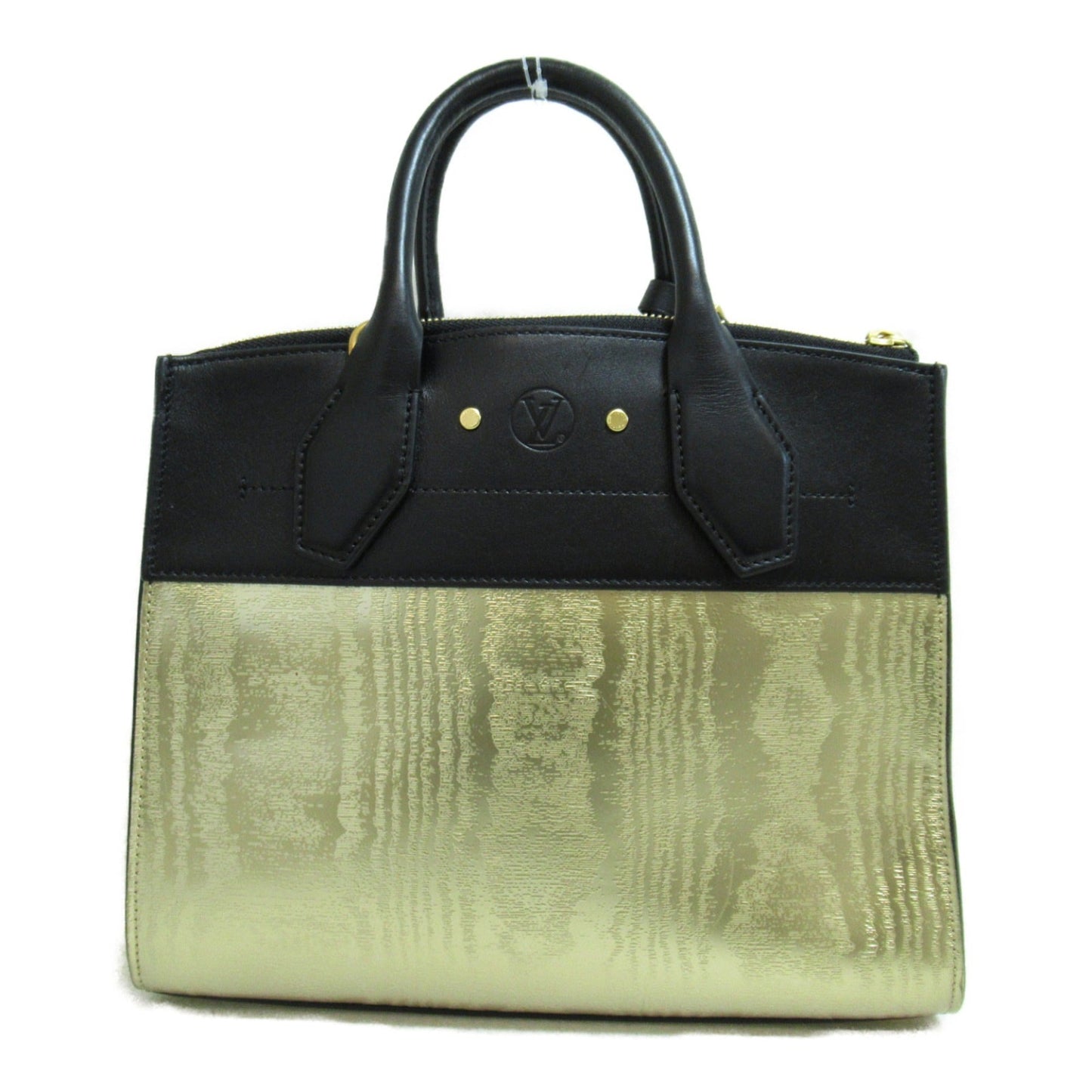 LOUIS VUITTON City Steamer PM 2wayShoulder Bag Gold Black leather M53015