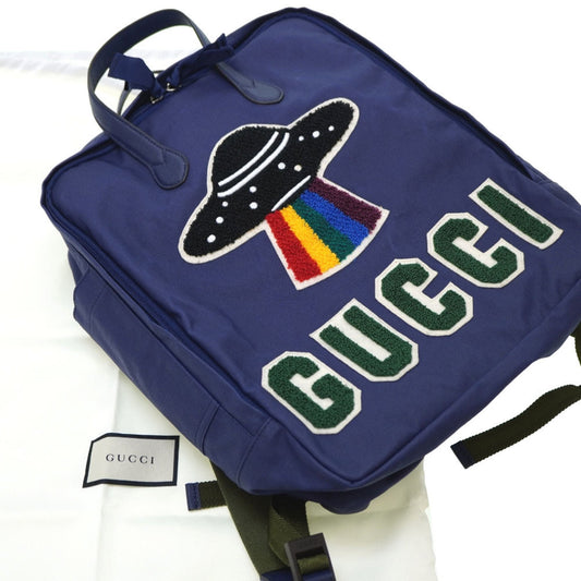 Gucci x Ron Herman Collaboration Sendagaya Limited Backpack 2017 Collection 477875 Blue