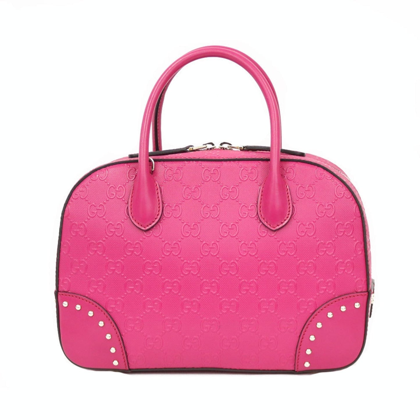 Gucci Shoulder Bag Handbag Pink Ladies