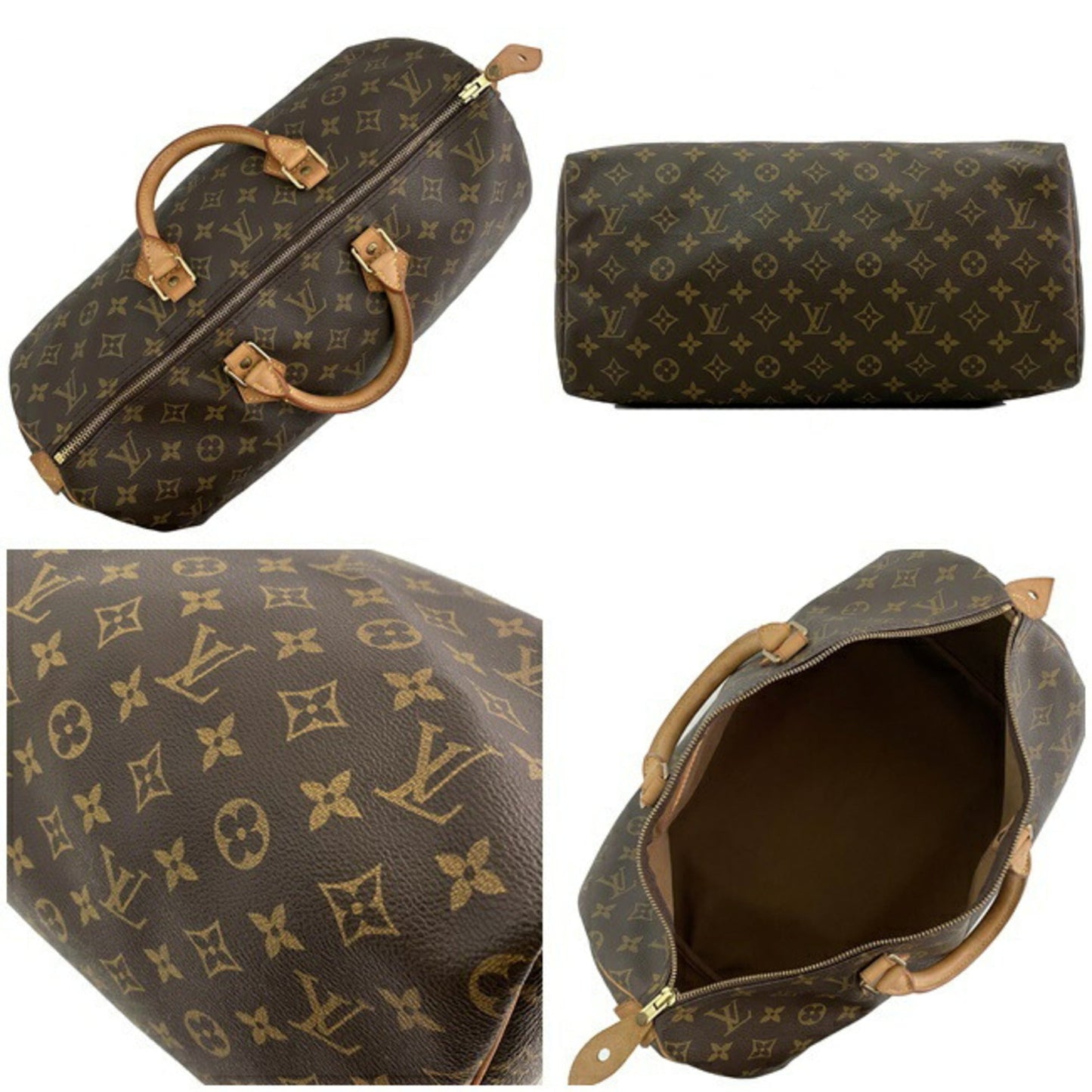 Louis Vuitton Boston Bag Speedy 40 Brown Monogram M41522 SP1903 LOUIS VUITTON Handbag Travel Ladies Men's Business Trip