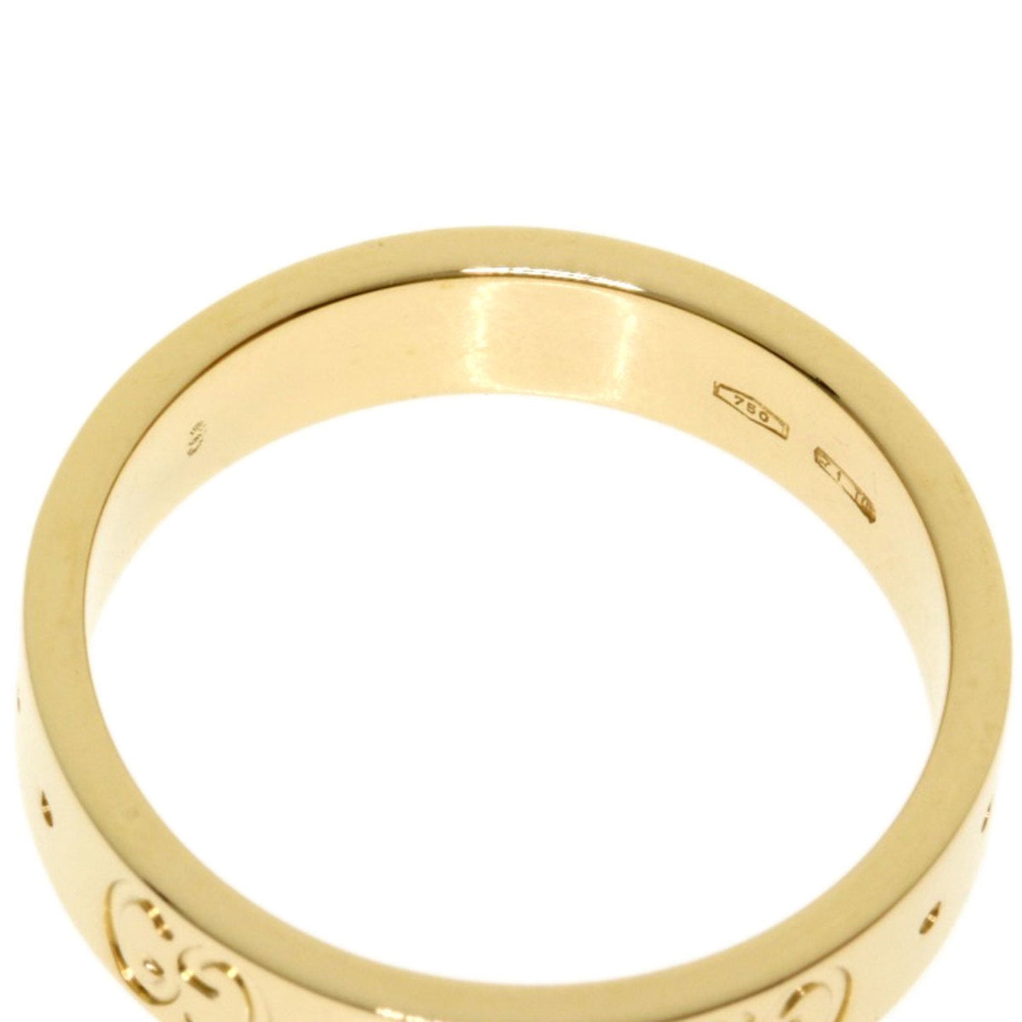 Gucci Icon # 9 Ring / K18 Yellow Gold Ladies GUCCI