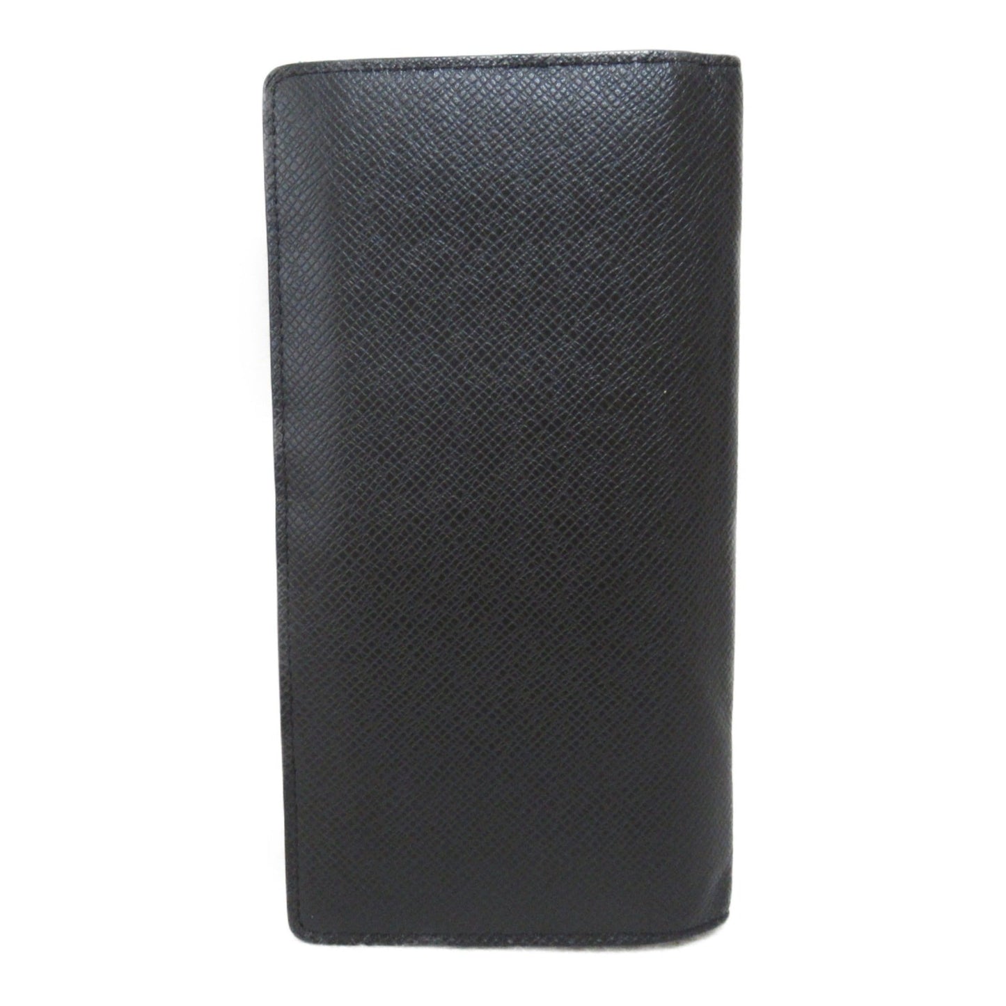 LOUIS VUITTON Foille Brazza Bifold Long Wallet Black Black Taiga leather M30501