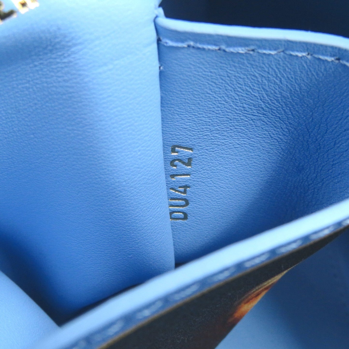 LOUIS VUITTON Blue Mulch color Masters collection PVC coated canvas M43306
