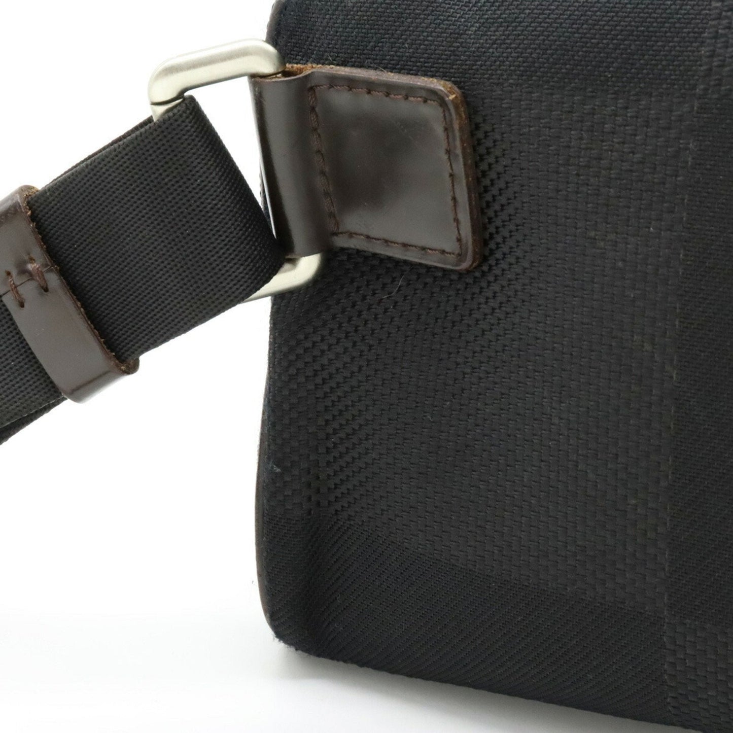 LOUIS VUITTON Damierjean Acrobatic Body Bag Waist Canvas Noir Black M93620