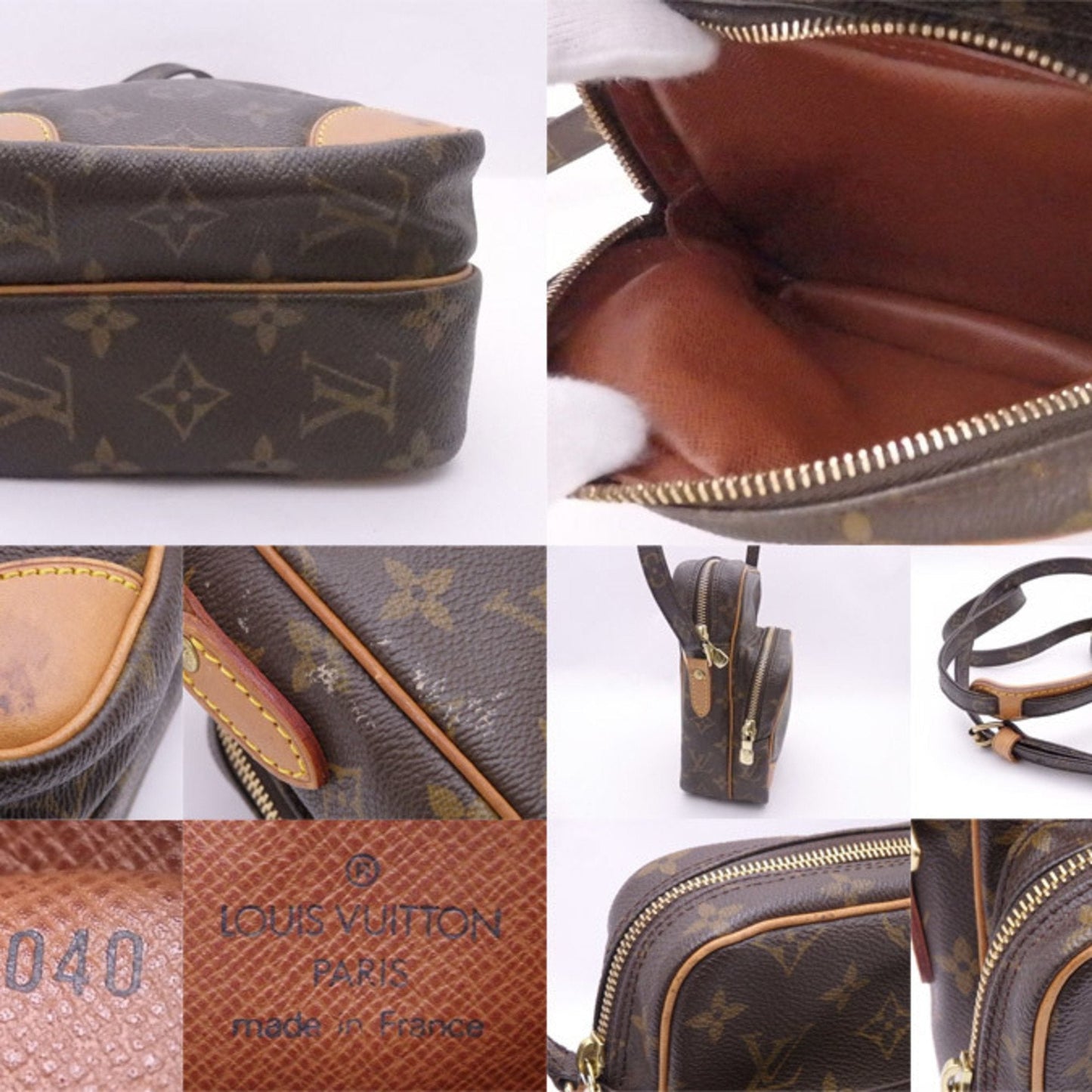 LOUIS VUITTON Diagonal Shoulder Bag Monogram Amazon Canvas Brown Unisex M45236 e54348a