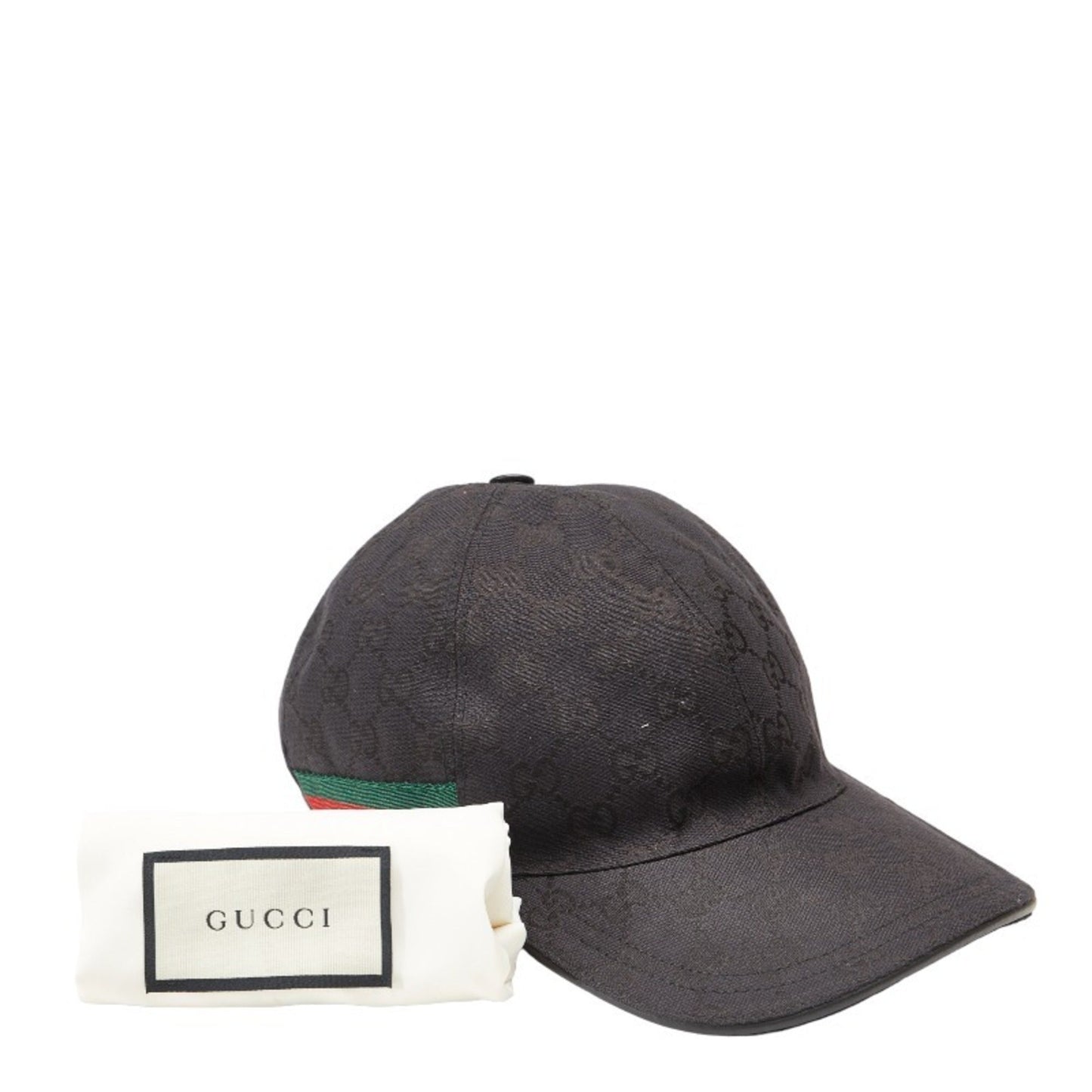 GUCCI Original GG Canvas Sherry Line Cap Baseball 200035 Black Women's