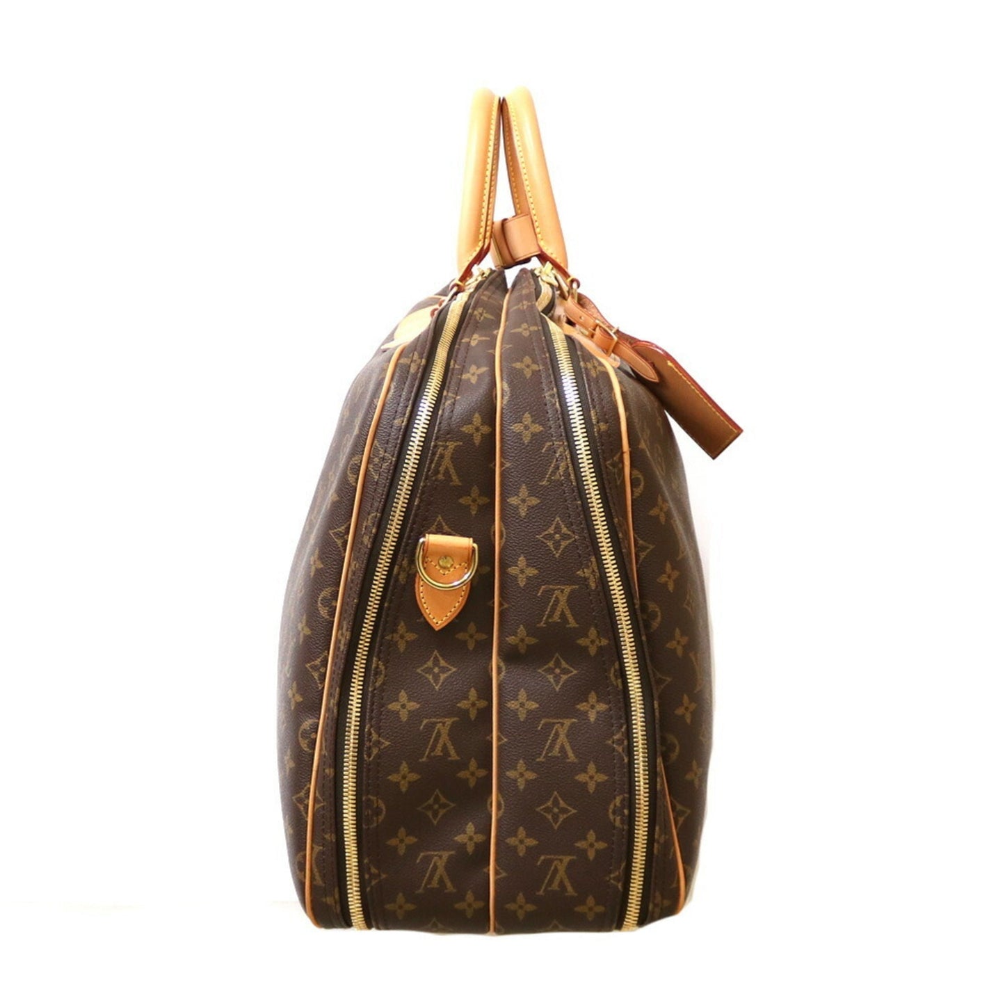 Louis Vuitton Boston Bag Monogram Alize de Poche M41392 Brown Women's Men's Canvas