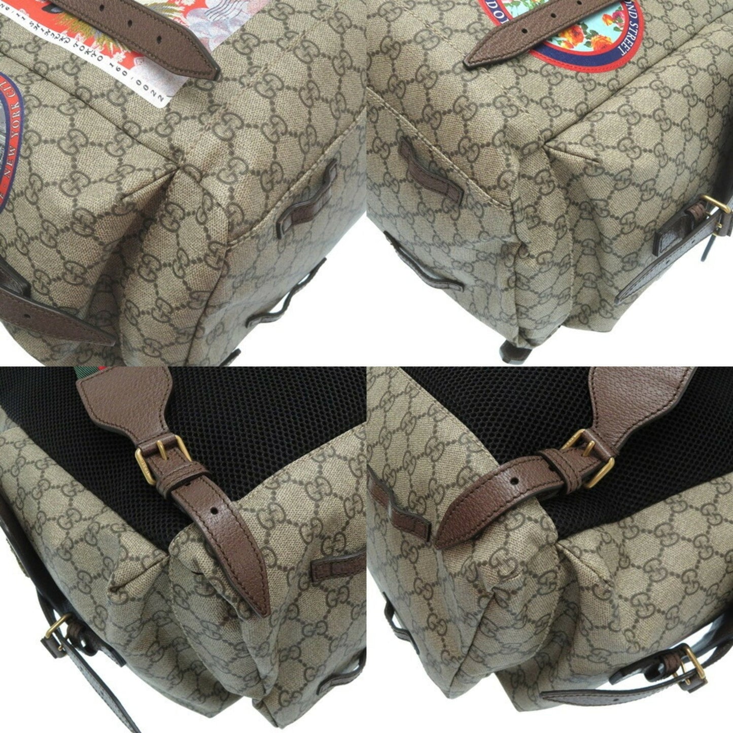 Gucci Disney Collaboration Neo Vintage GG Supreme 460029 Rucksack Daypack Donald Duck Bag