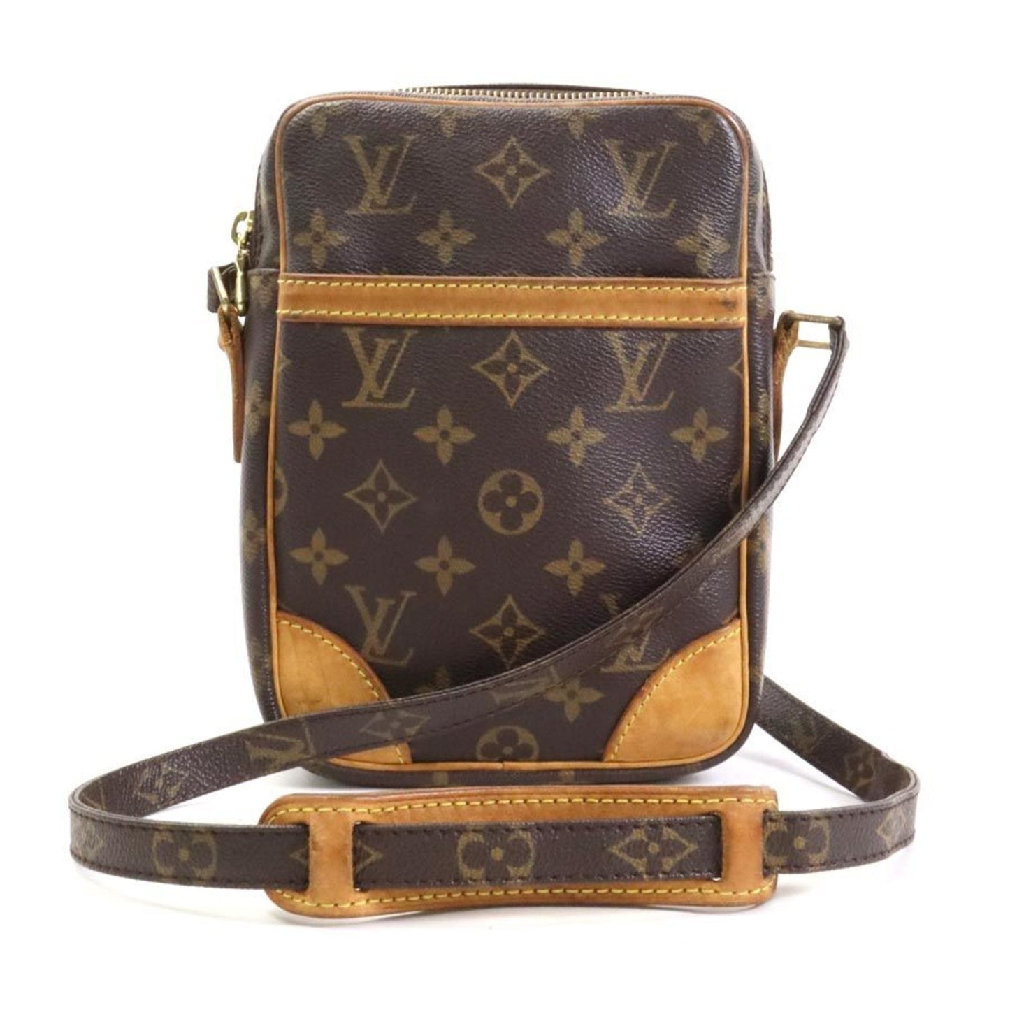 LOUIS VUITTON Crossbody Shoulder Bag Monogram Danube Canvas Brown Unisex M45266