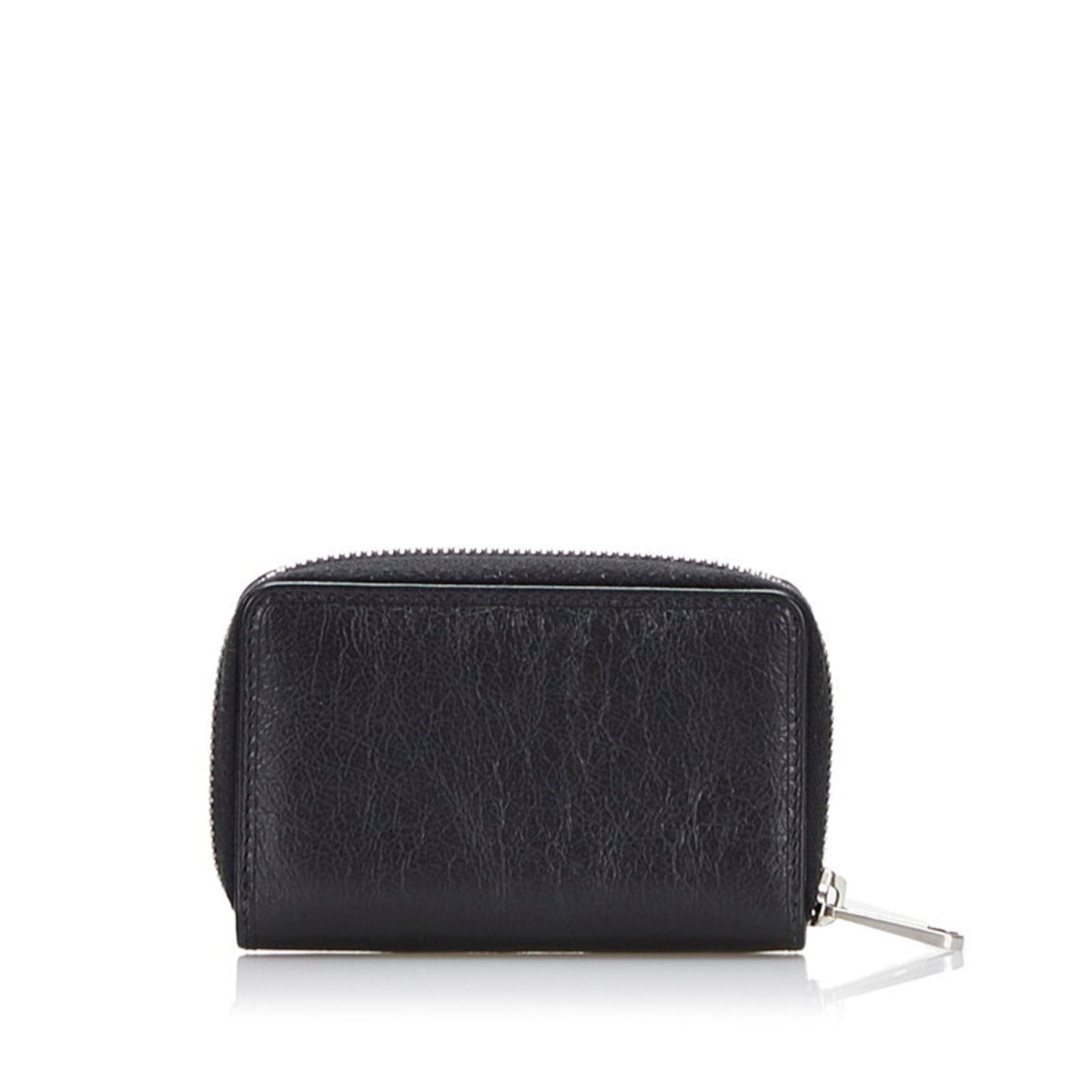 Gucci Interlocking Coin Case 581530 Black Leather Ladies GUCCI