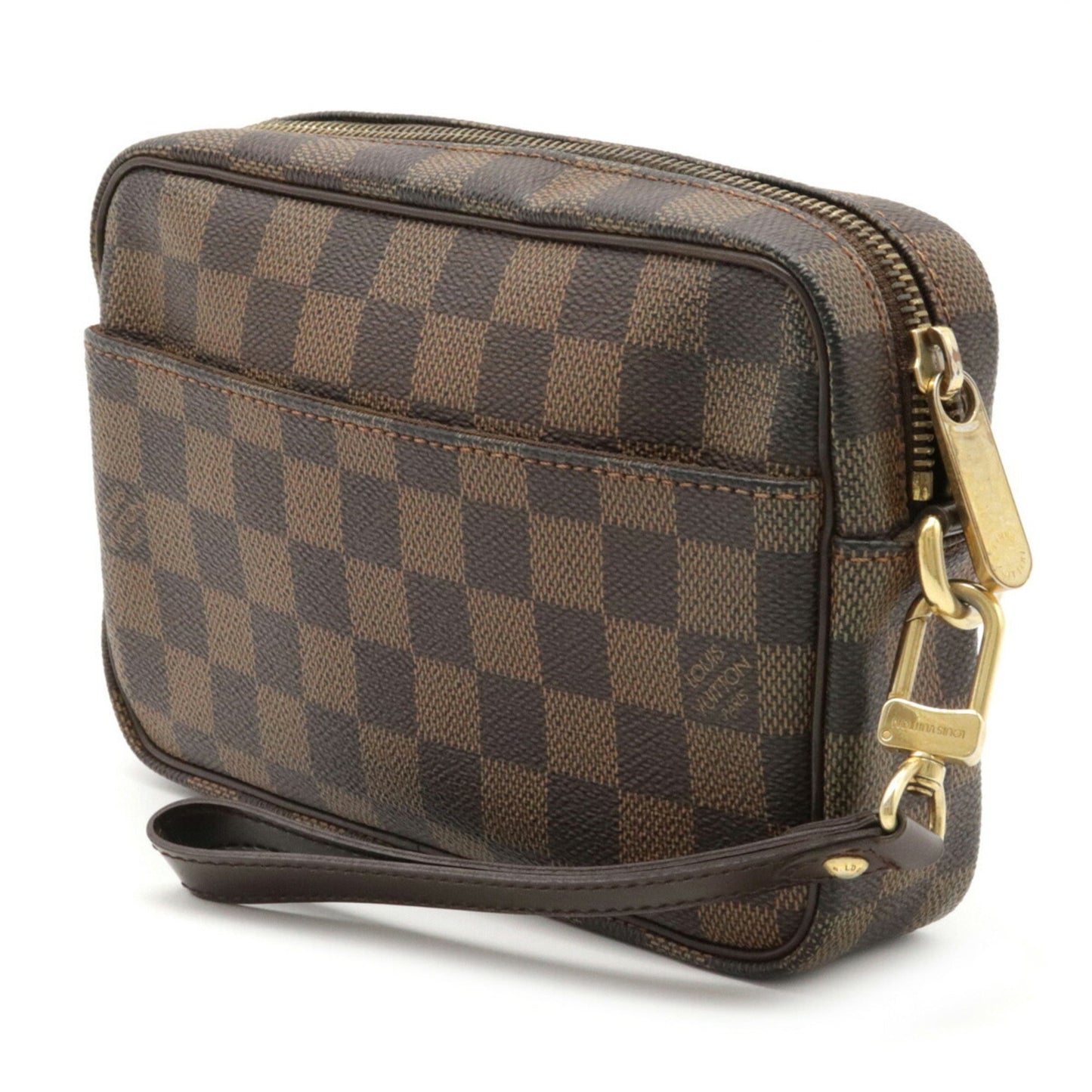 Louis Vuitton Damier Pochette Bie Macau Second Bag Clutch Handbag N61739