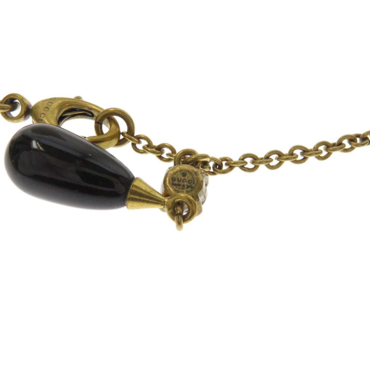 Gucci Interlocking G Long Necklace Flower Motif Ladies GUCCI