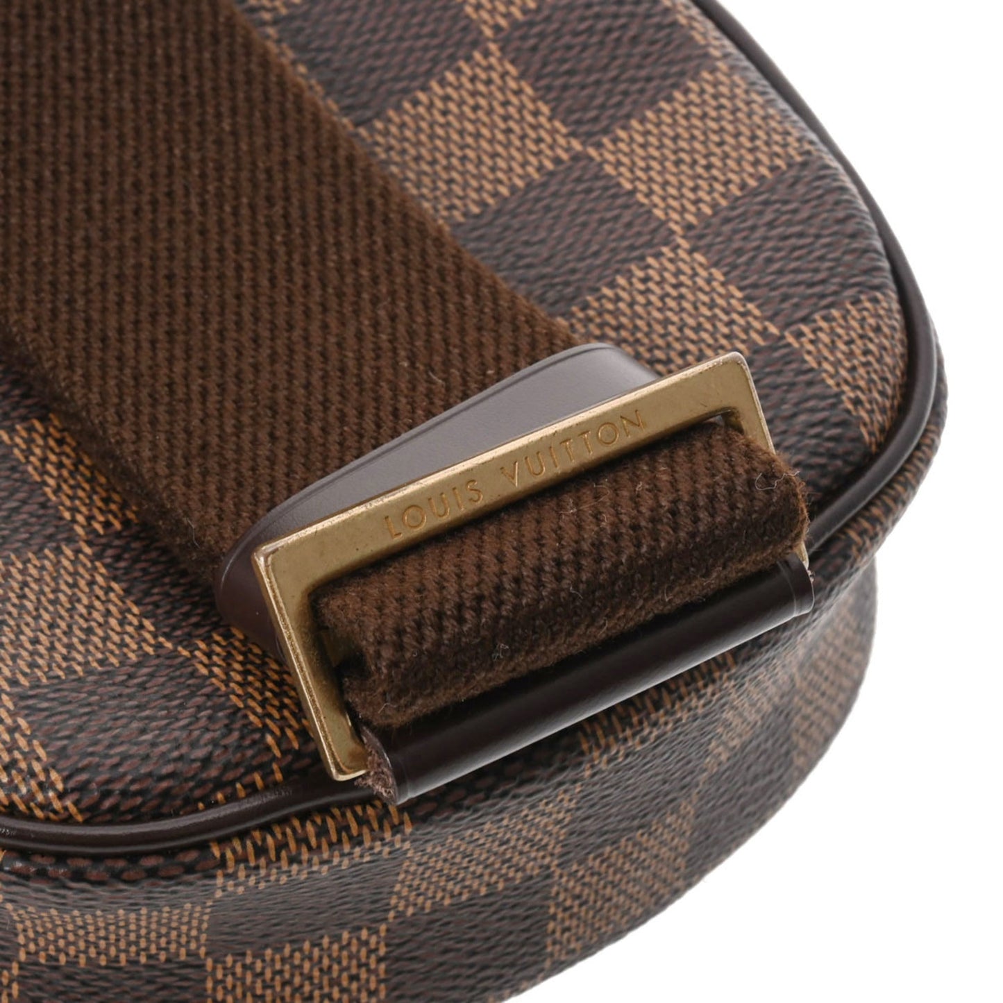 LOUIS VUITTON Damier Pochette Ganju SP Order Brown N48048 Women's Canvas Body Bag
