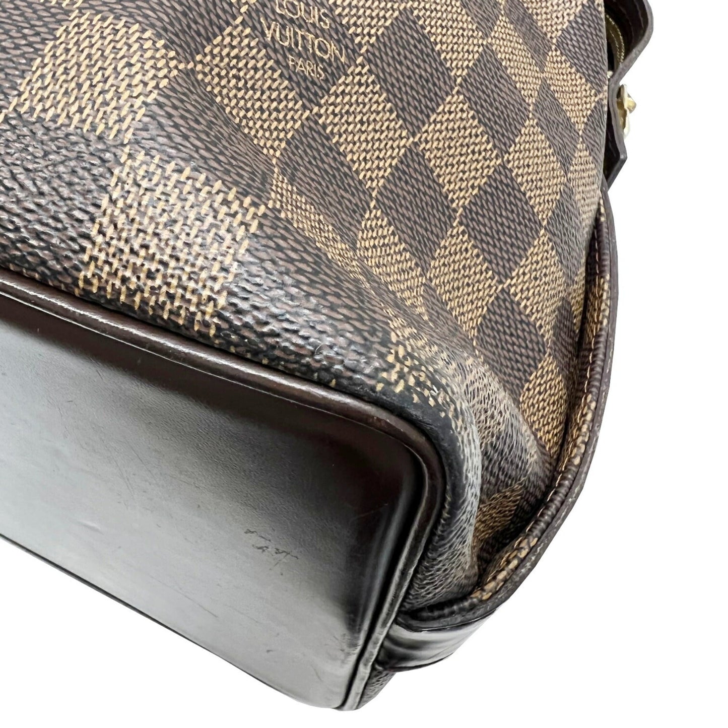 Louis Vuitton Damier Chelsea N51119 TH1088 Tote Bag Shoulder PVC Leather Brown Men's Women's