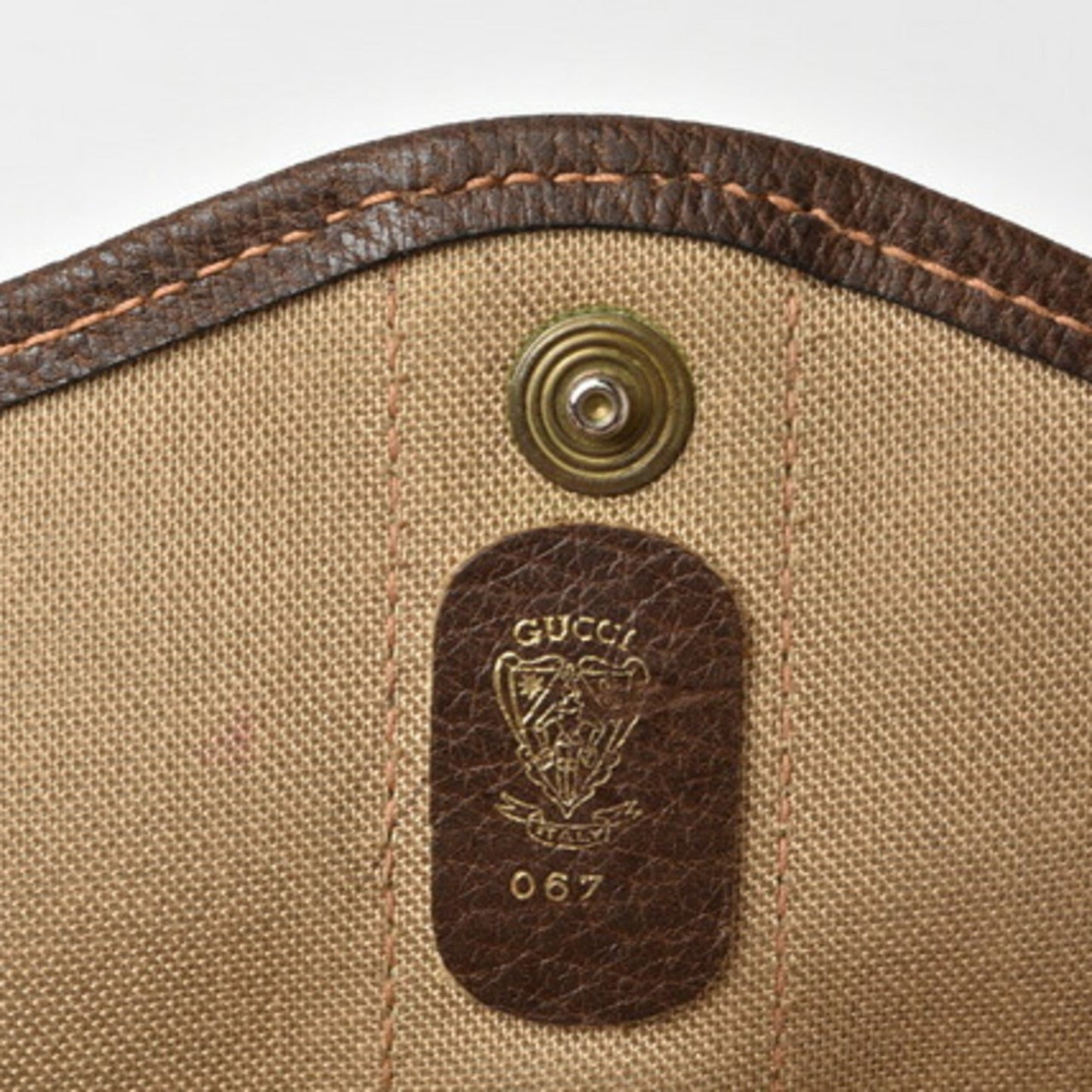 Gucci Clutch Pouch/Multi Pouch GUCCI GG Supreme Brown/Beige Webline