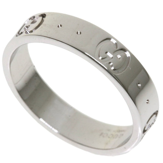 Gucci Icon # 10 Ring / K18 White Gold Ladies GUCCI