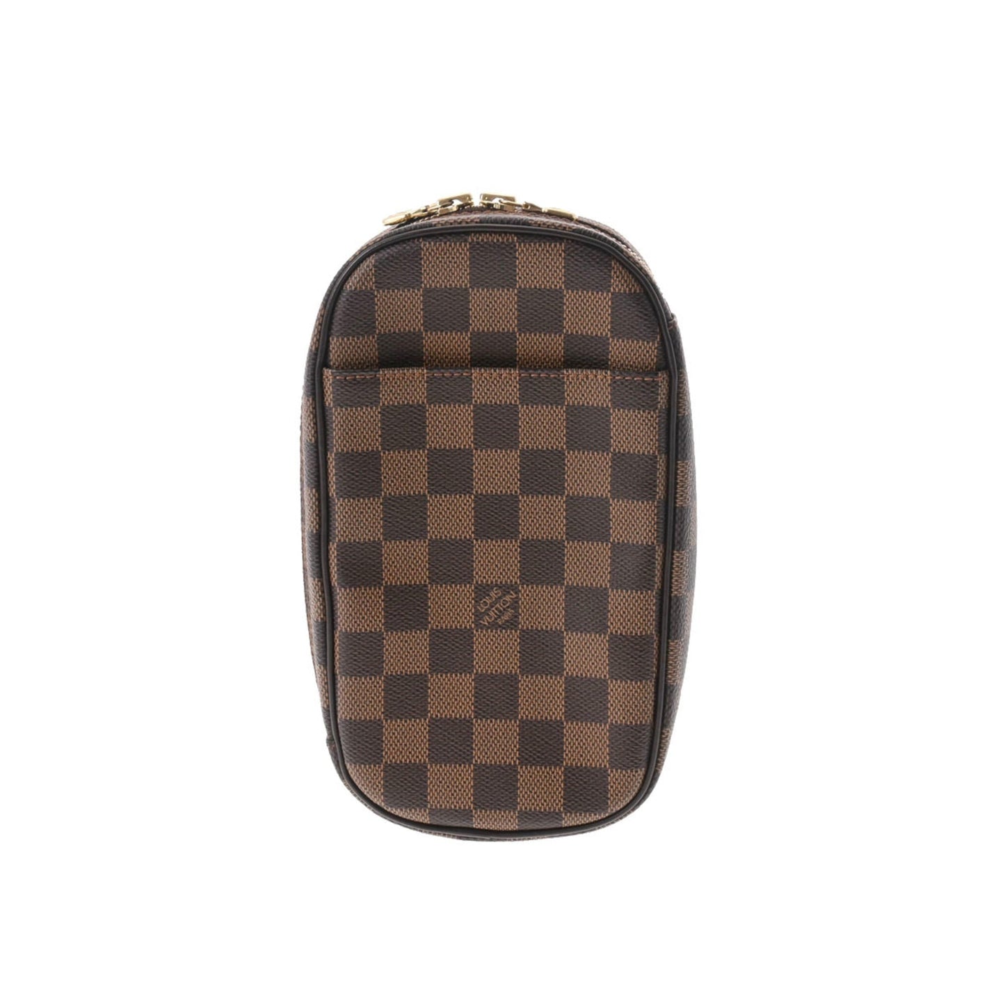 LOUIS VUITTON Damier Pochette Ganju SP Order Brown N48048 Women's Canvas Body Bag