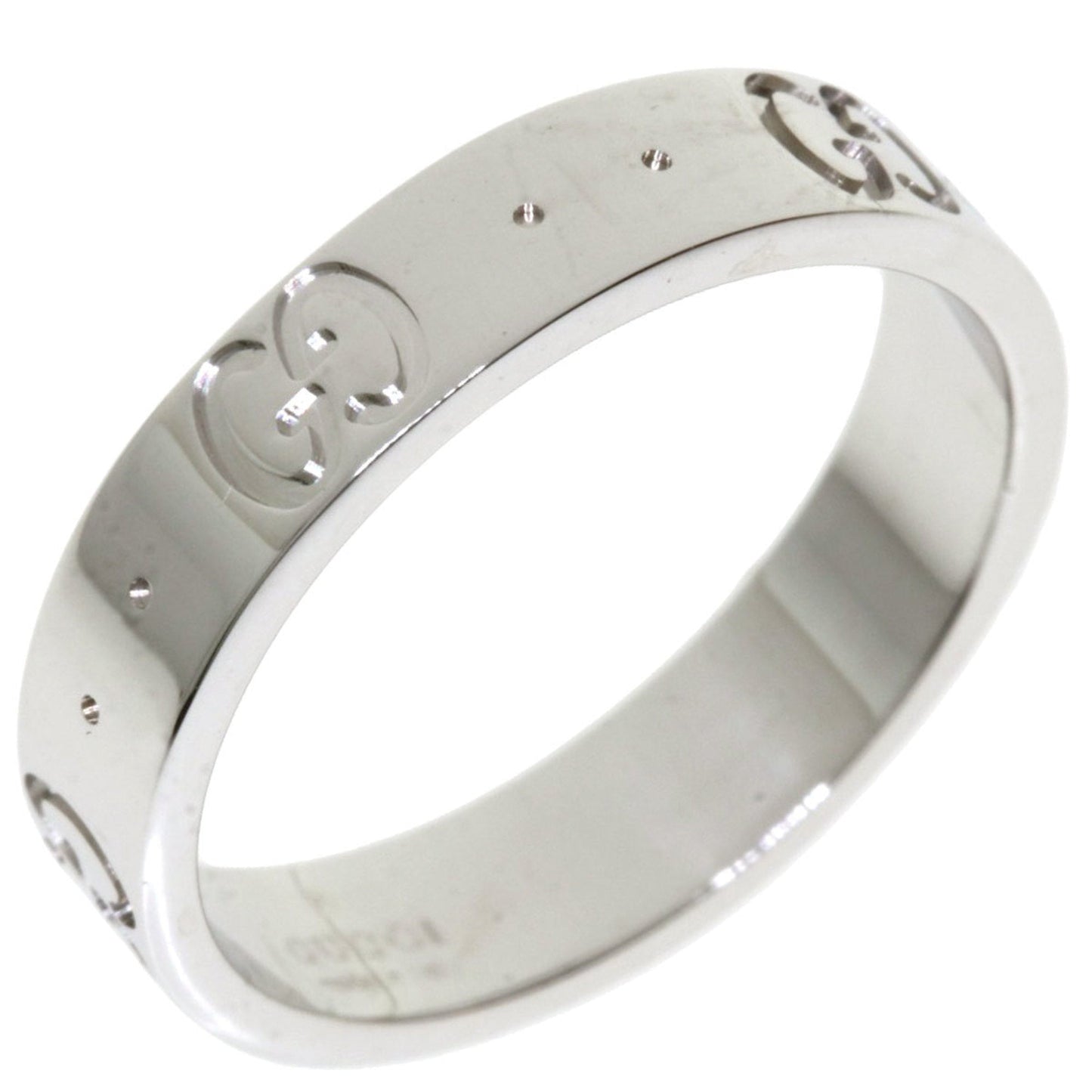 Gucci Icon # 10 Ring / K18 White Gold Ladies GUCCI