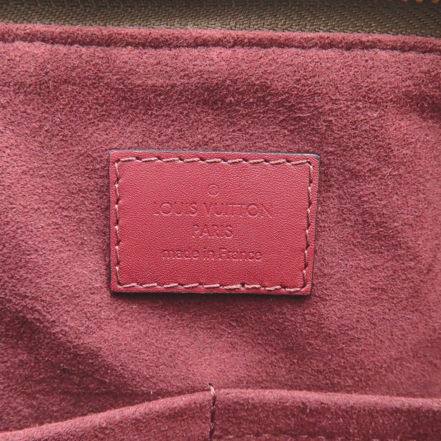 LOUIS VUITTON Flower zip tote MM Brown Red Bordeaux Monogram PVC coated canvas leather M44348