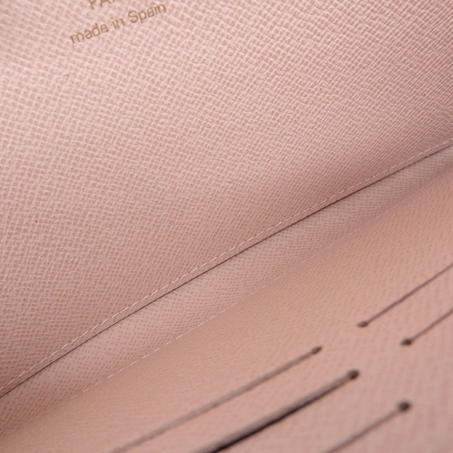 Louis Vuitton Damier Zippy Wallet Round Zipper Long Pink N60046