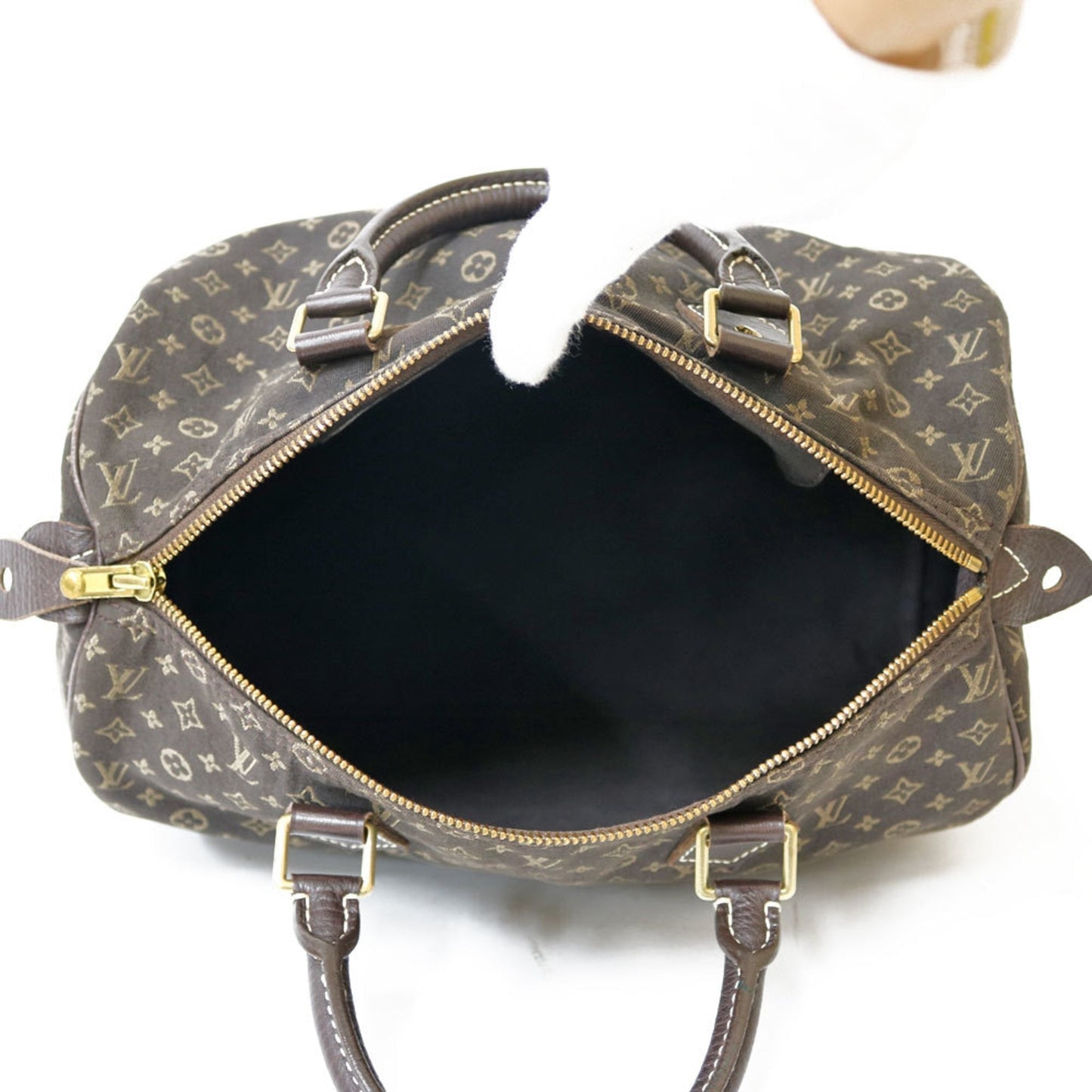 Louis Vuitton Boston Bag Mini Run Handbag Speedy 30 M95224 Brown Ladies