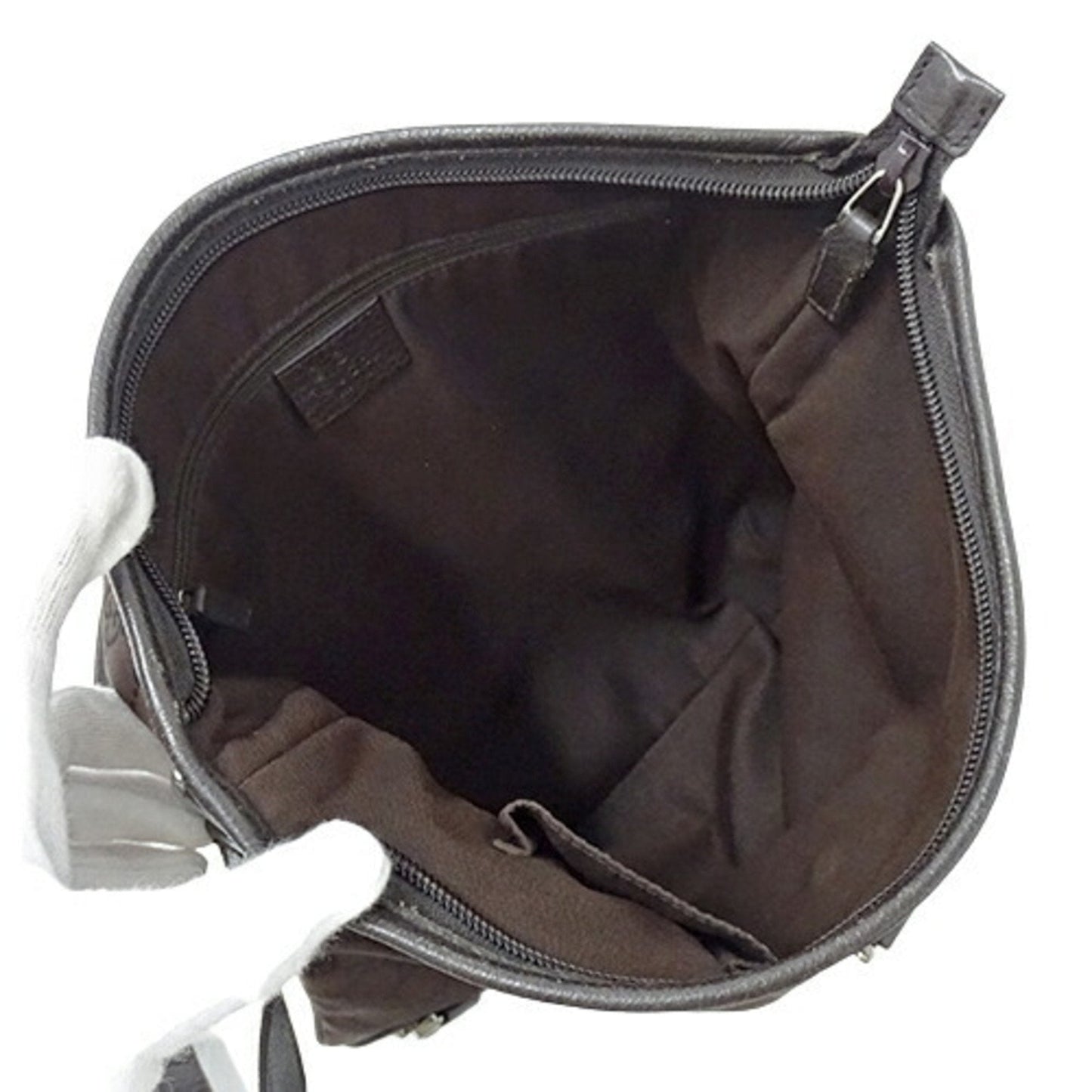 GUCCI Bag Women's Shoulder Abbey GG Nylon Brown 268642 Crossbody
