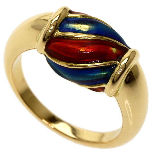 Gucci Enamel Ring K18 Yellow Gold Ladies Gucci
