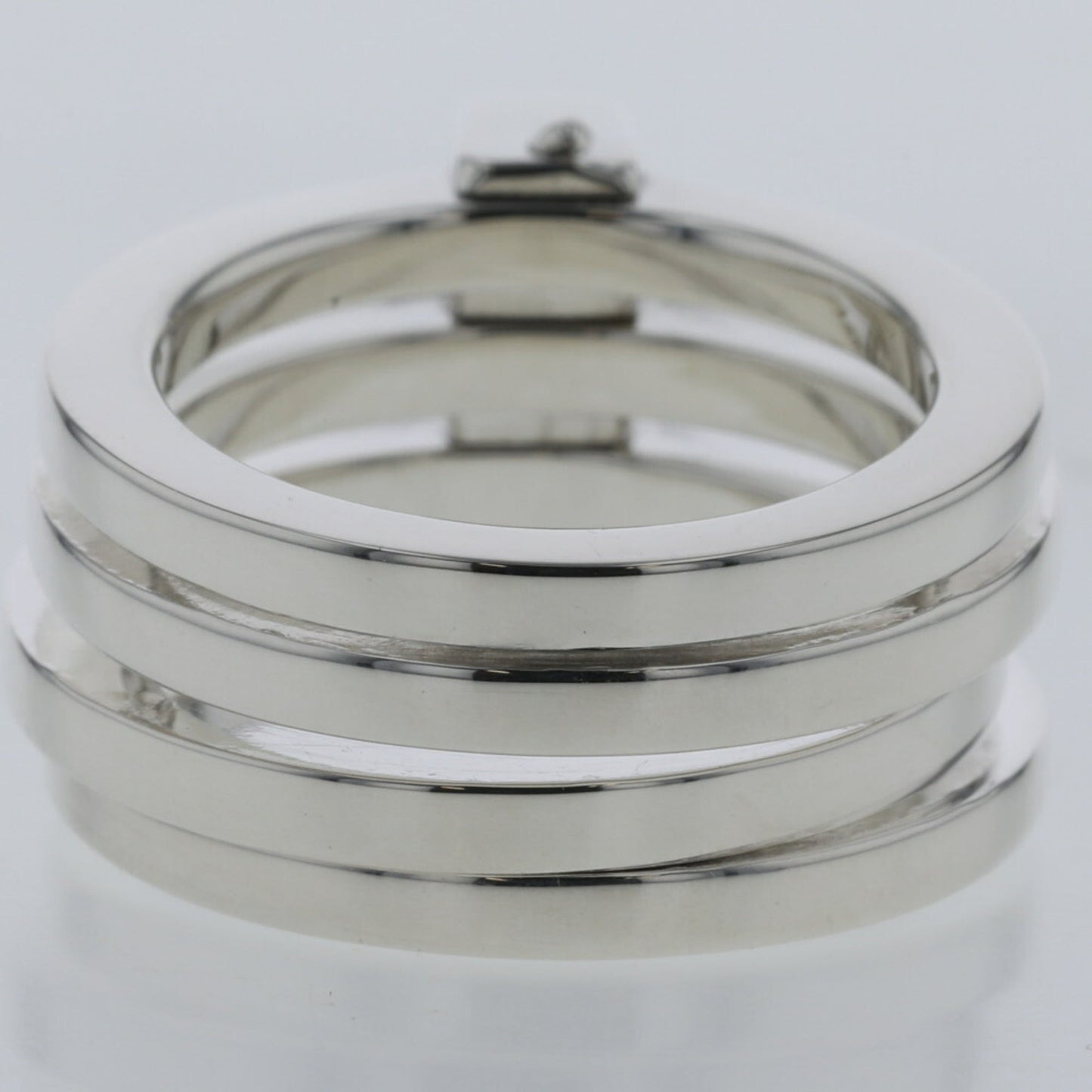 Gucci Ring 4 Row Silver 925 Upper No. 8 - Lower 10 Ladies GUCCI