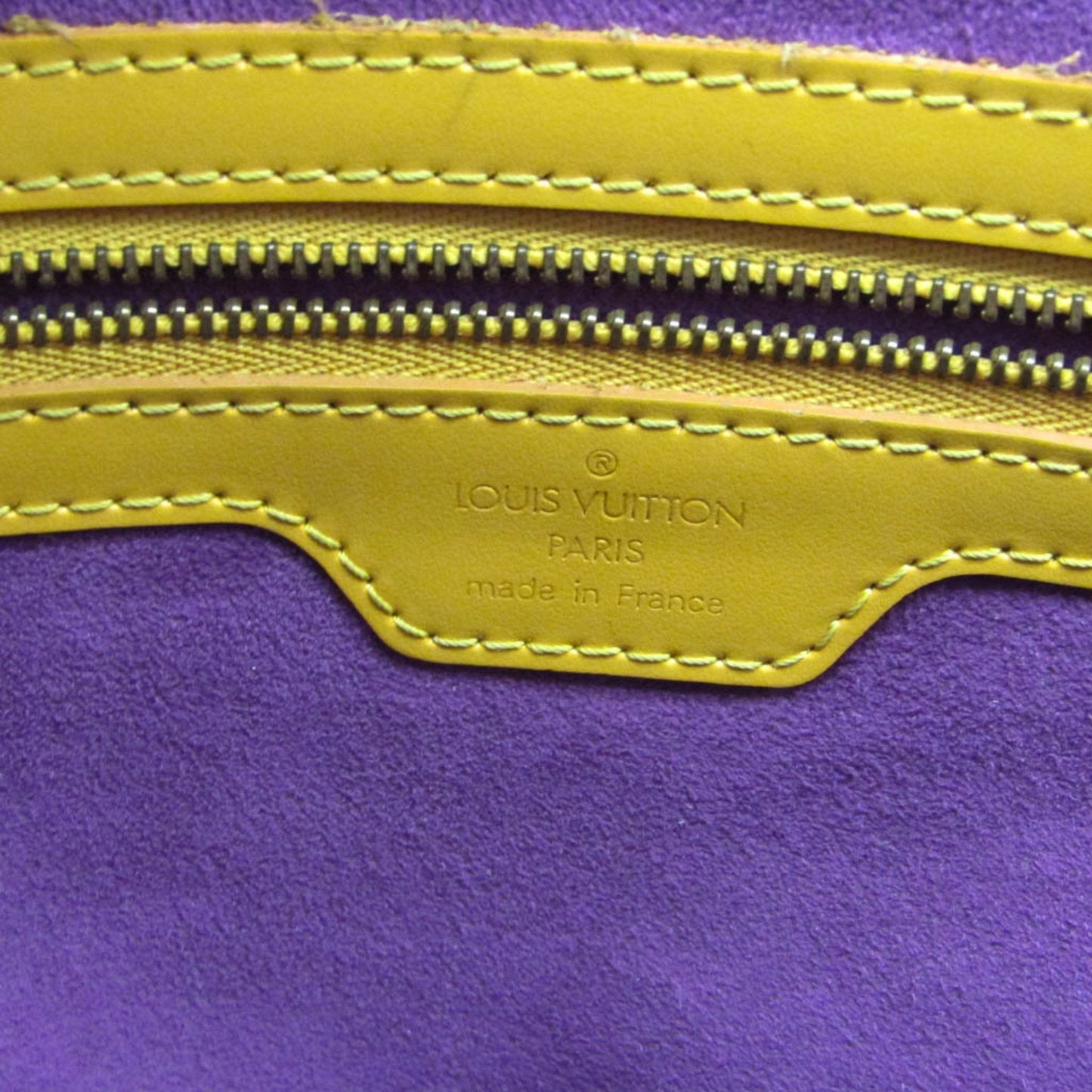 Louis Vuitton Epi Lussac M52289 Women's Shoulder Bag Jaune