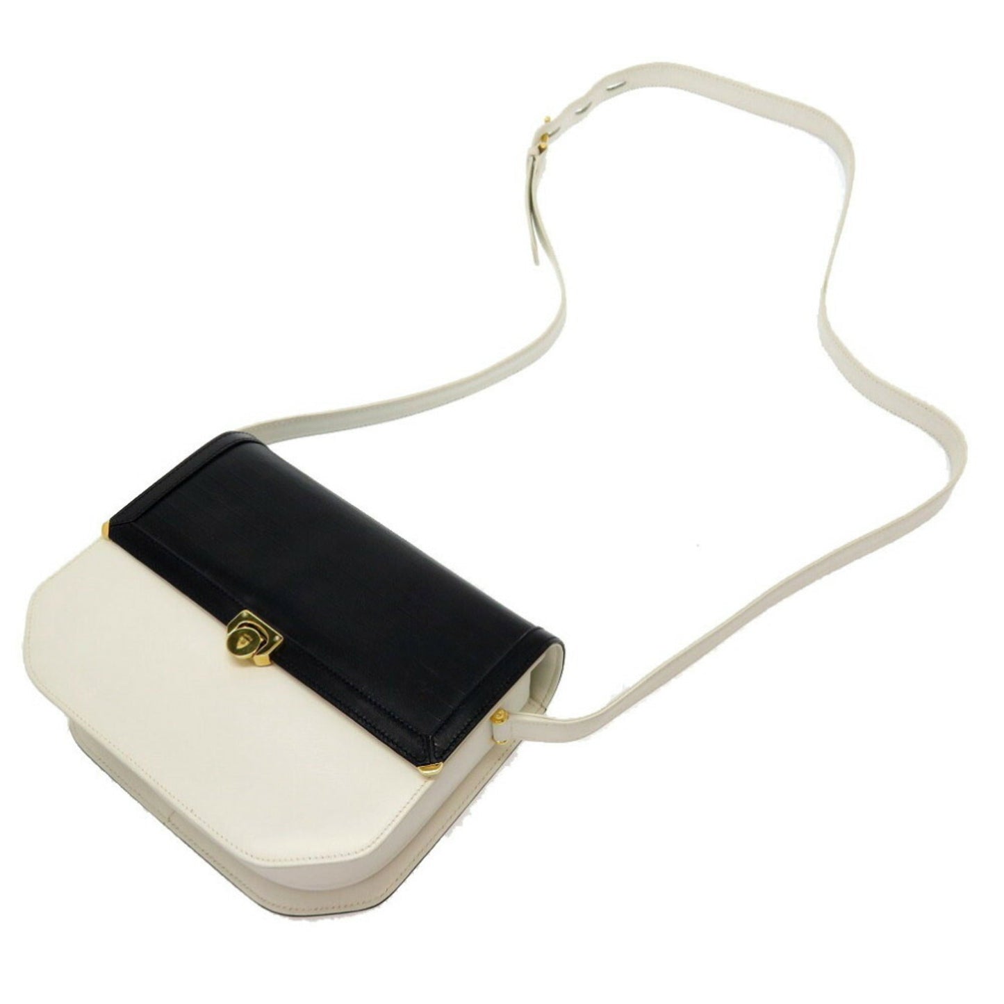 Gucci GG pattern leather white navy bicolor 26 001 5692 shoulder bag blue 0028 GUCCI