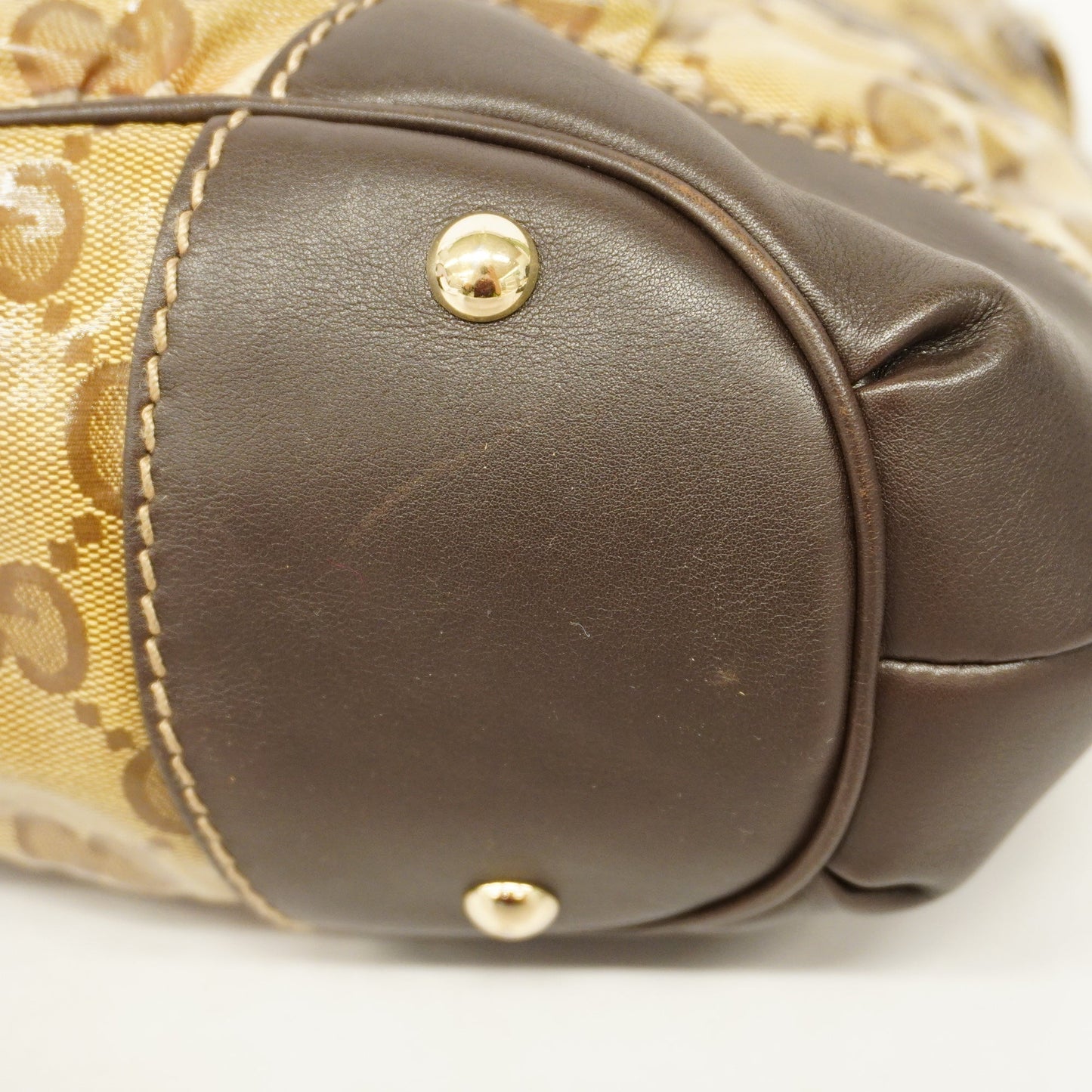 GUCCIAuth  GG Crystal Shoulder Bag 223965 Women's Coated Canvas,Leather