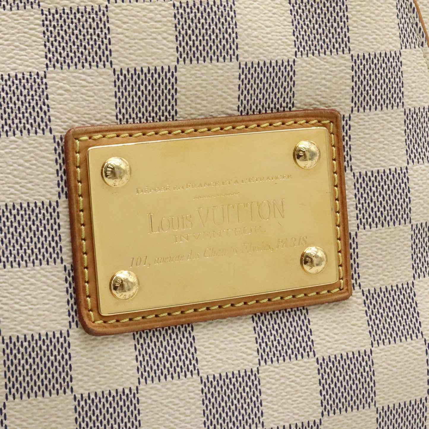 LOUIS VUITTON Damier Azur Galliera PM Shoulder Bag Tote N55215