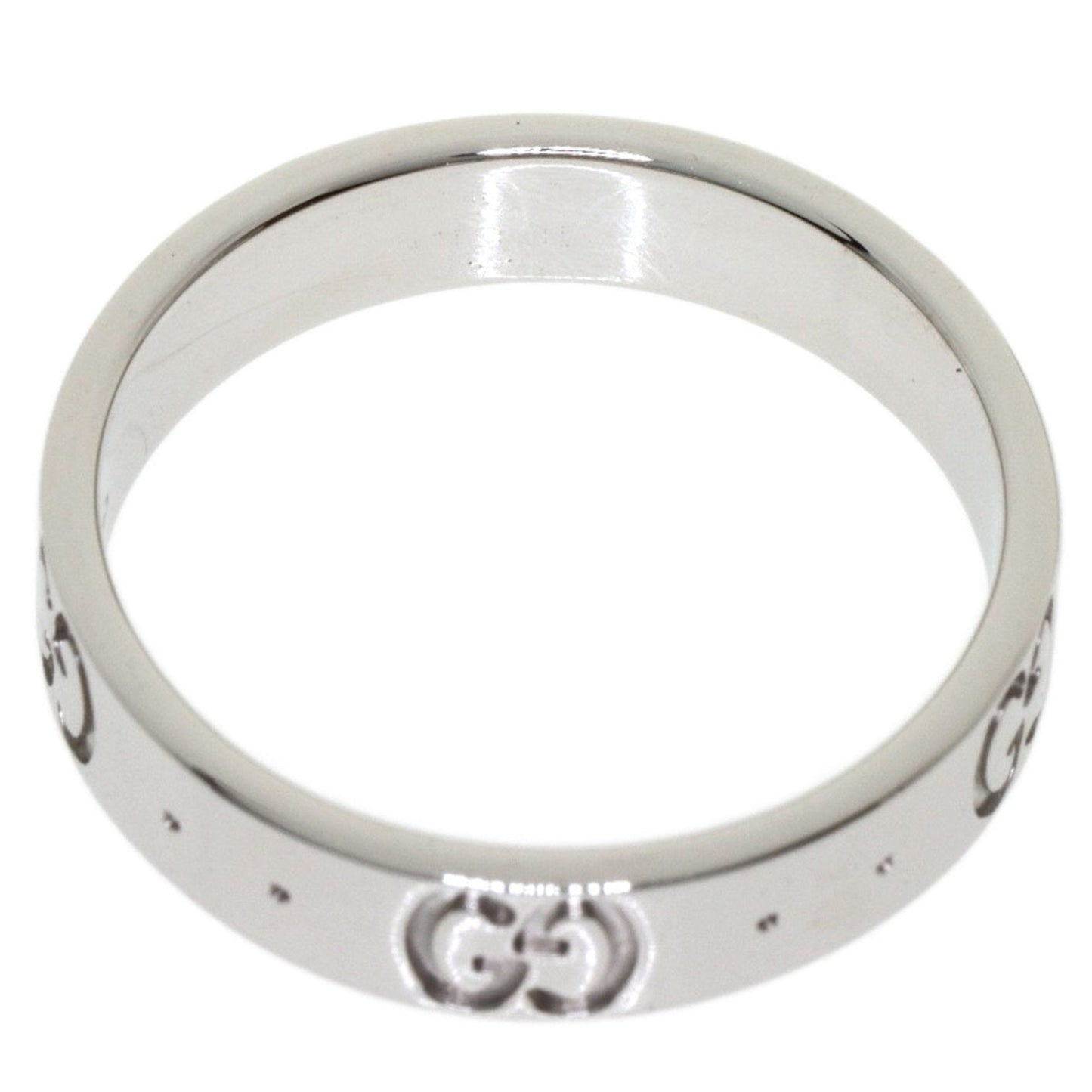 Gucci Icon #10 Ring K18 White Gold Ladies GUCCI