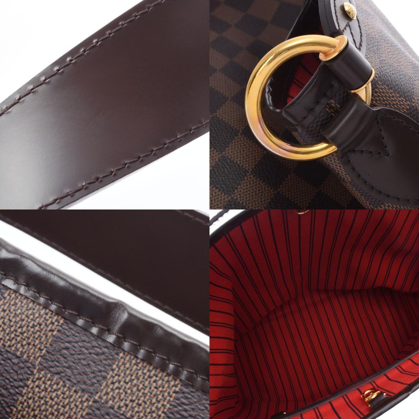 LOUIS VUITTON Damier Delightful PM Brown N41459 Ladies Canvas One Shoulder Bag