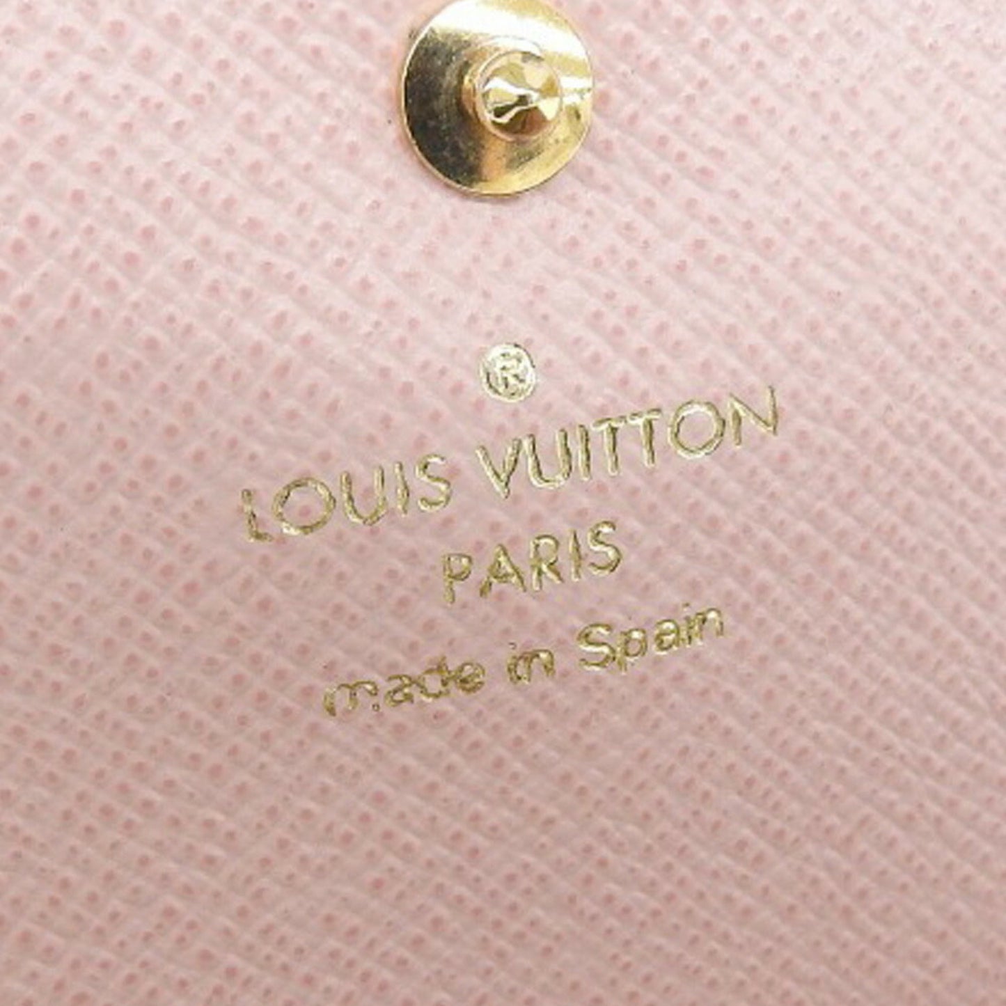 Louis Vuitton Damier Portefeuille Long Wallet with Kaisahock Pink Rose Ballerine N61227