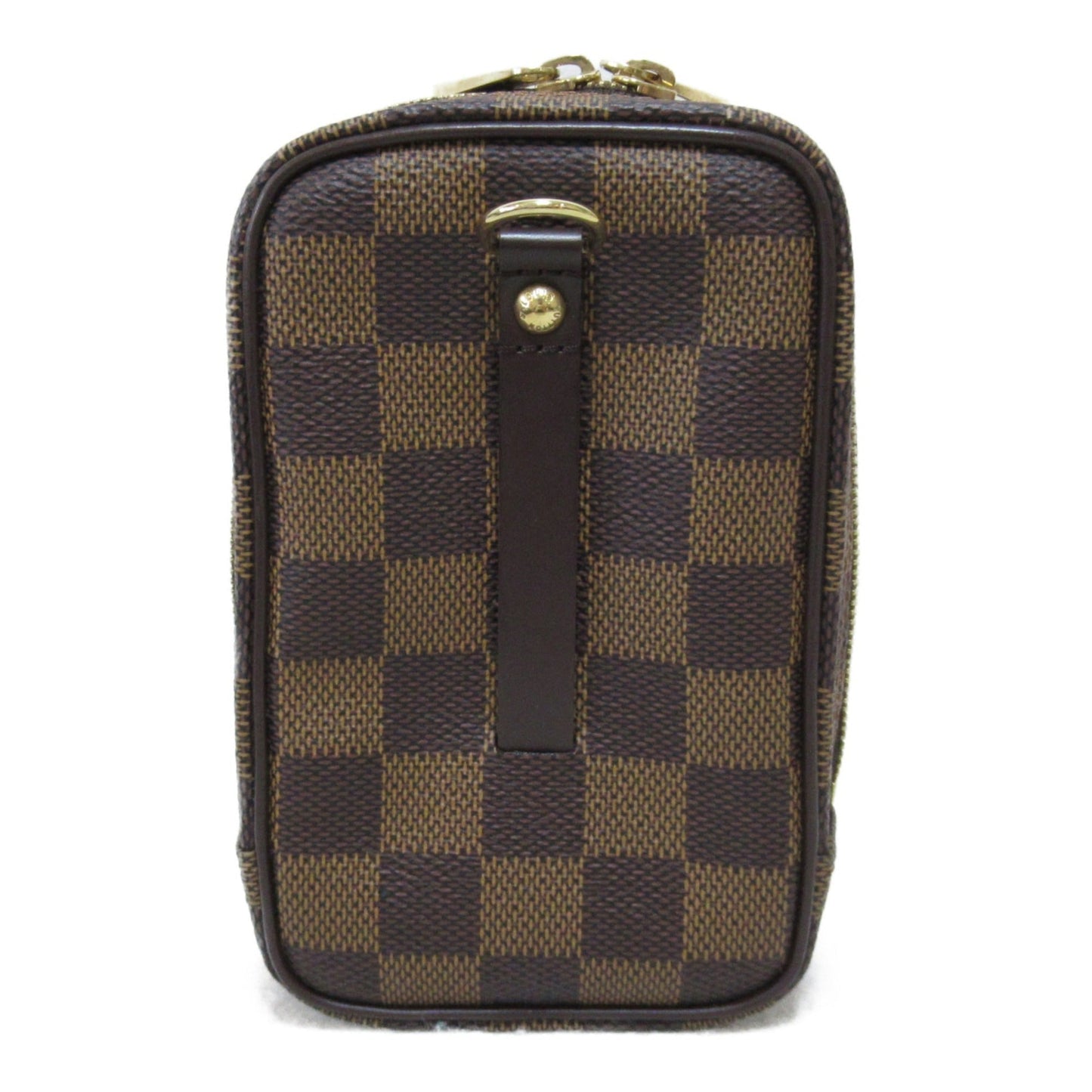 LOUIS VUITTON Etui Okapi digital camera case Brown Ebene Damier PVC coated canvas N61737