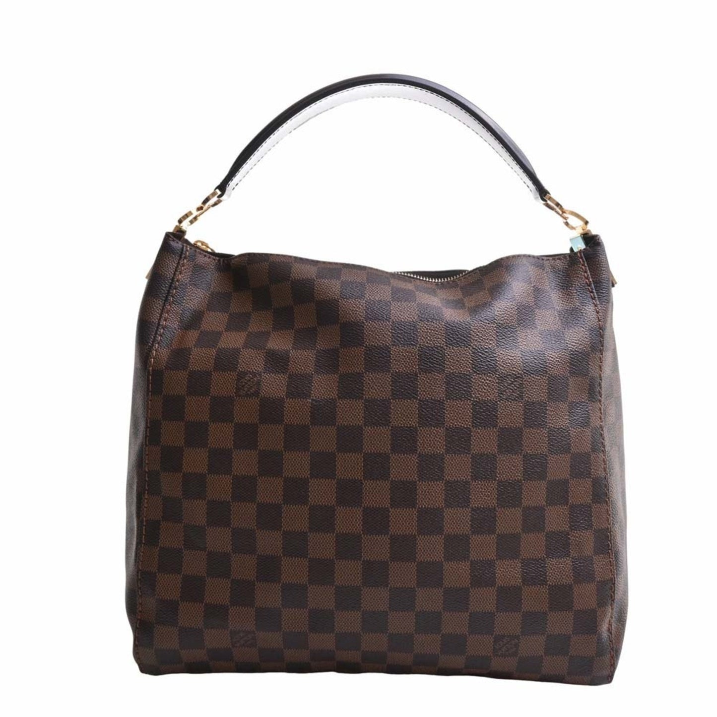 LOUIS VUITTON Damier Portobello PM One Shoulder Bag N41184 Brown Women's