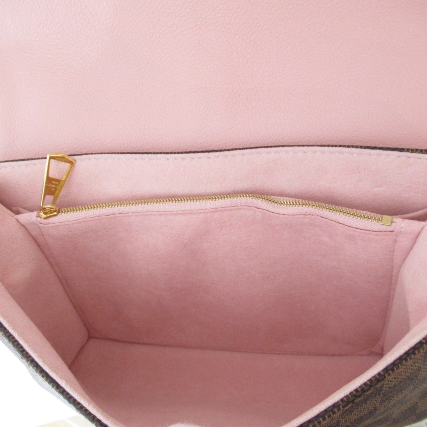 LOUIS VUITTON Clapton Shoulder Bag Pink Magnolia Damier PVC coated canvas N44244