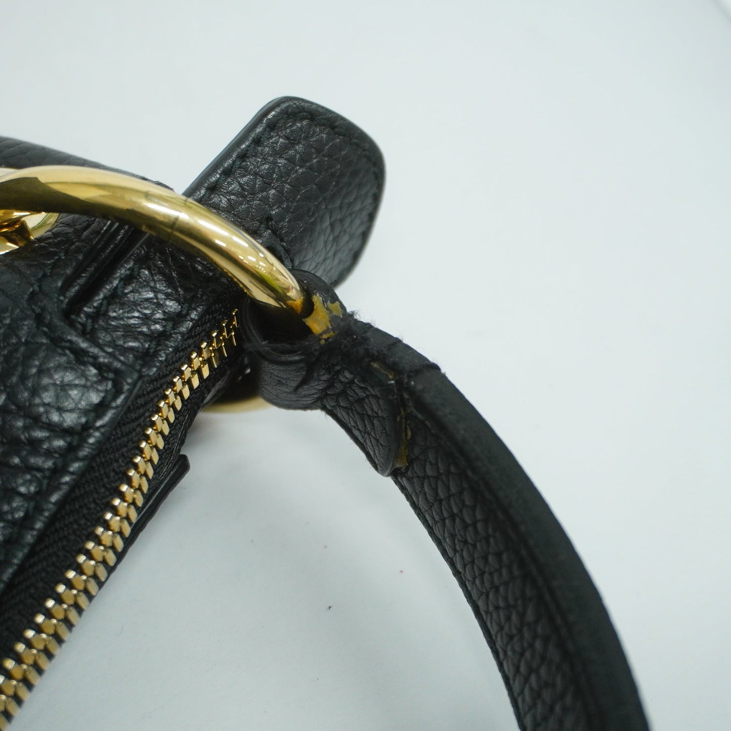 GUCCIAuth  Soho Shoulder Bag 536194 Women's Leather Shoulder Bag Black