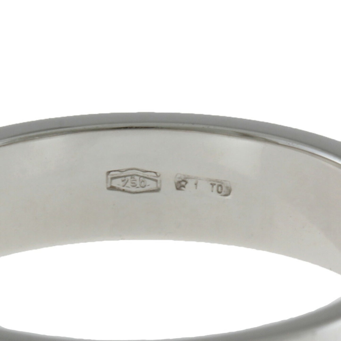 Gucci Icon Ring No. 9.5 18K K18 White Gold Women's