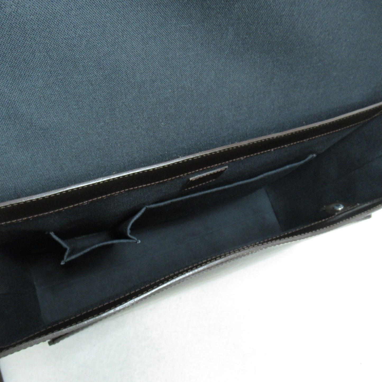 LOUIS VUITTON Fonzie Brown Dark brown Monogram / Grasse Calfskin [cowhide] M46570