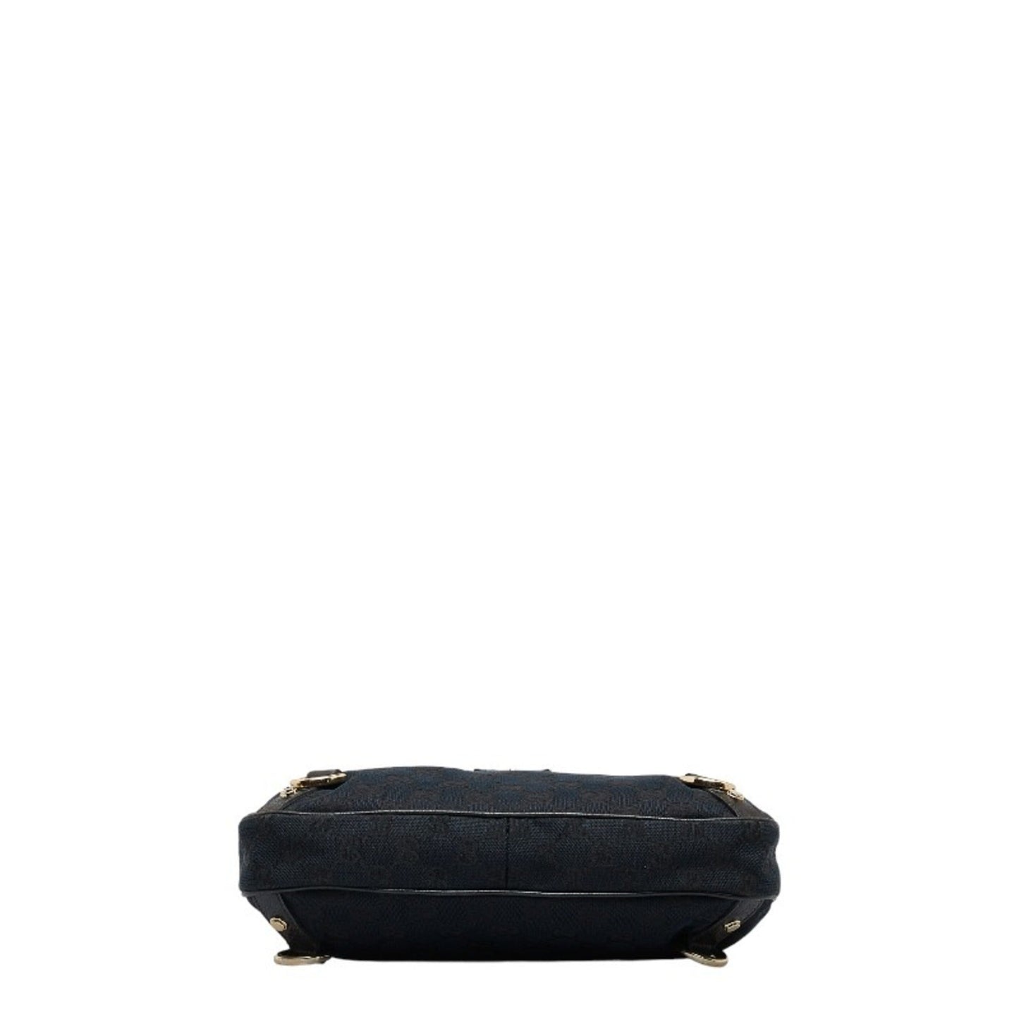 GUCCI GG Canvas Abbey 130738 Black Leather Women's