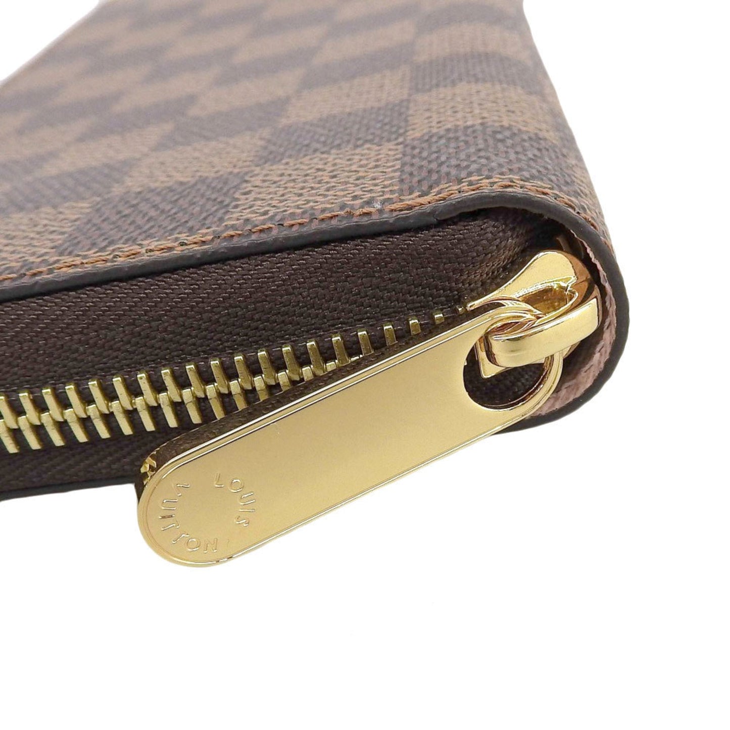 Louis Vuitton Damier Zippy Wallet Round Zipper Long Pink N60046