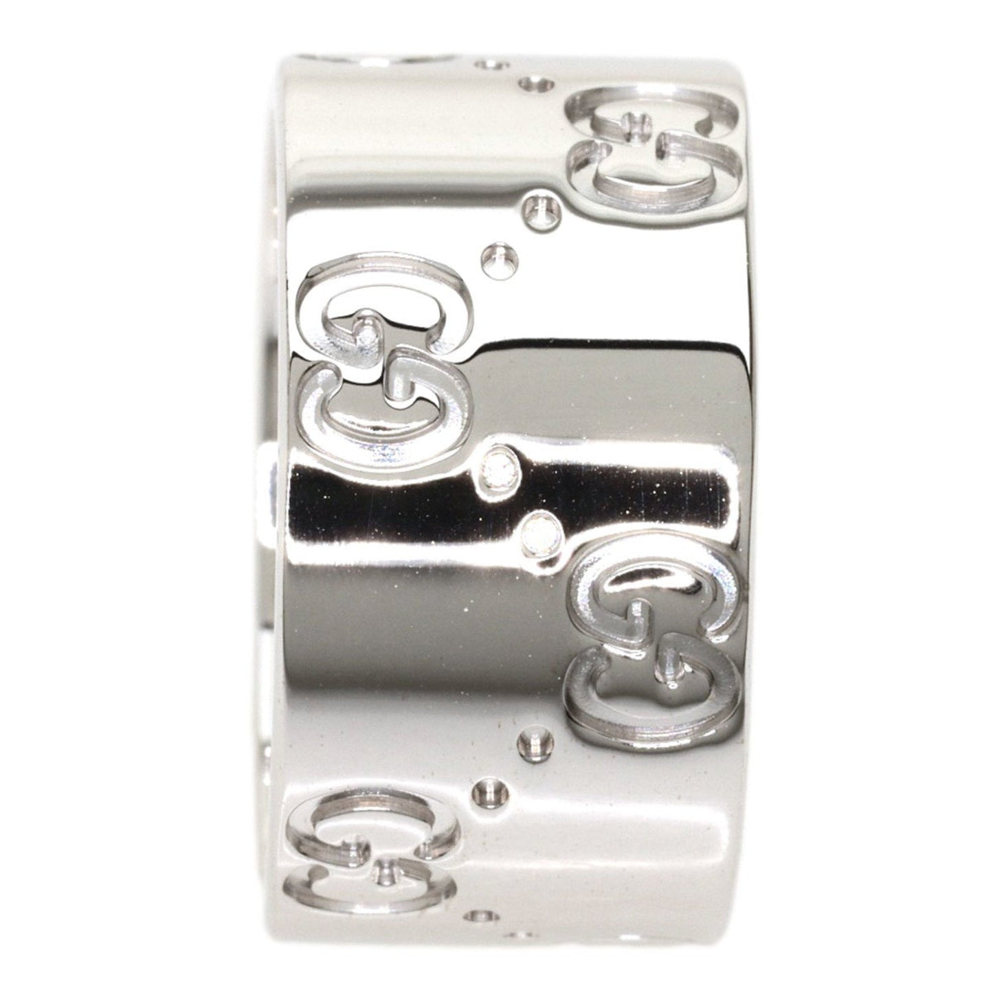 Gucci Icon # 6 Ring / K18 White Gold Ladies GUCCI