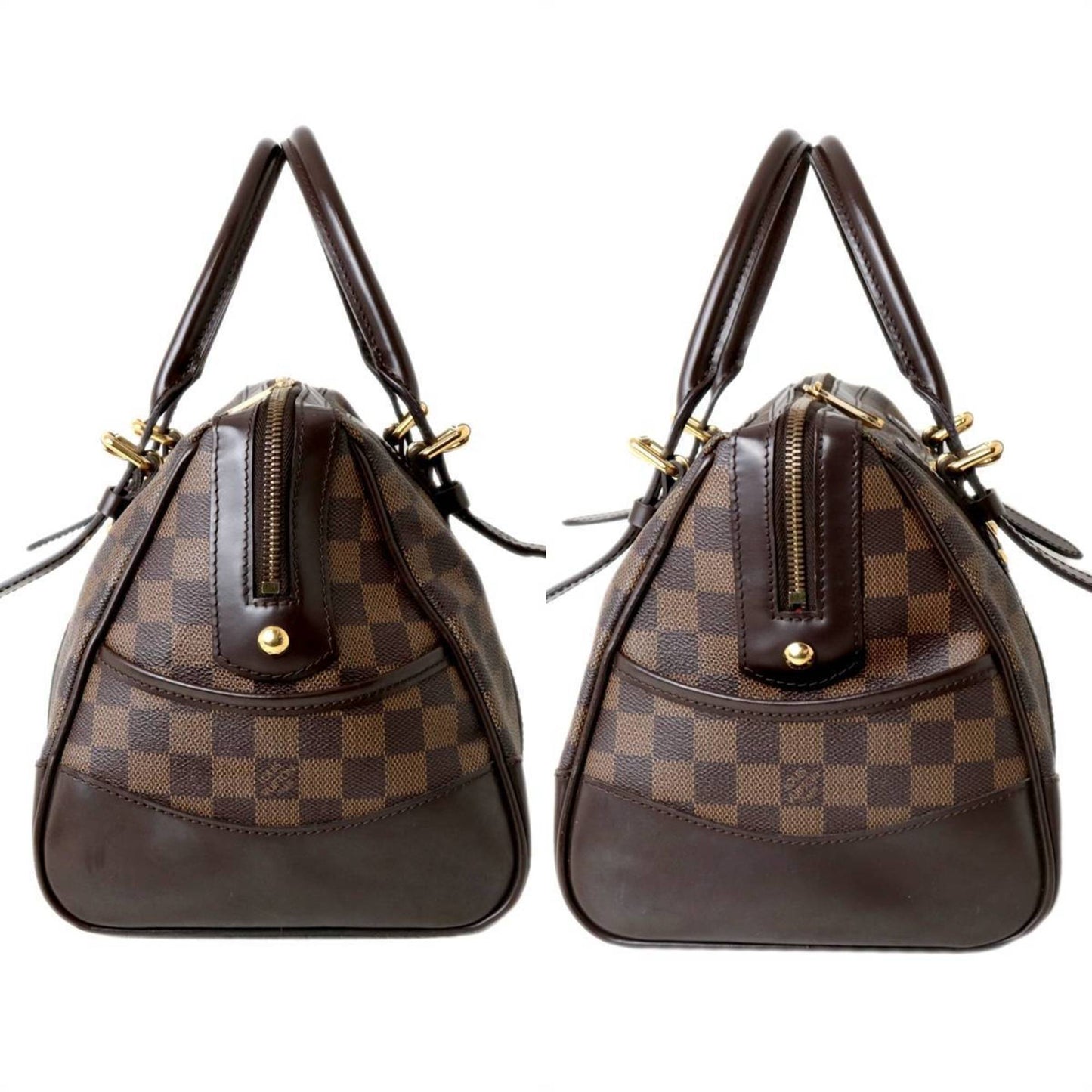 LOUIS VUITTON Berkeley Handbag Plate Damier Ebene N52000