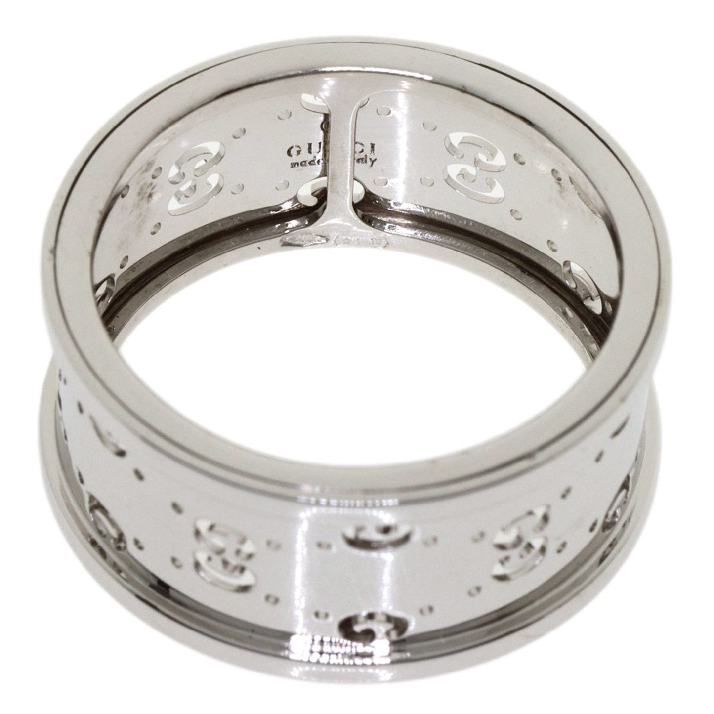 Gucci Icon #16 Ring K18 White Gold Ladies GUCCI