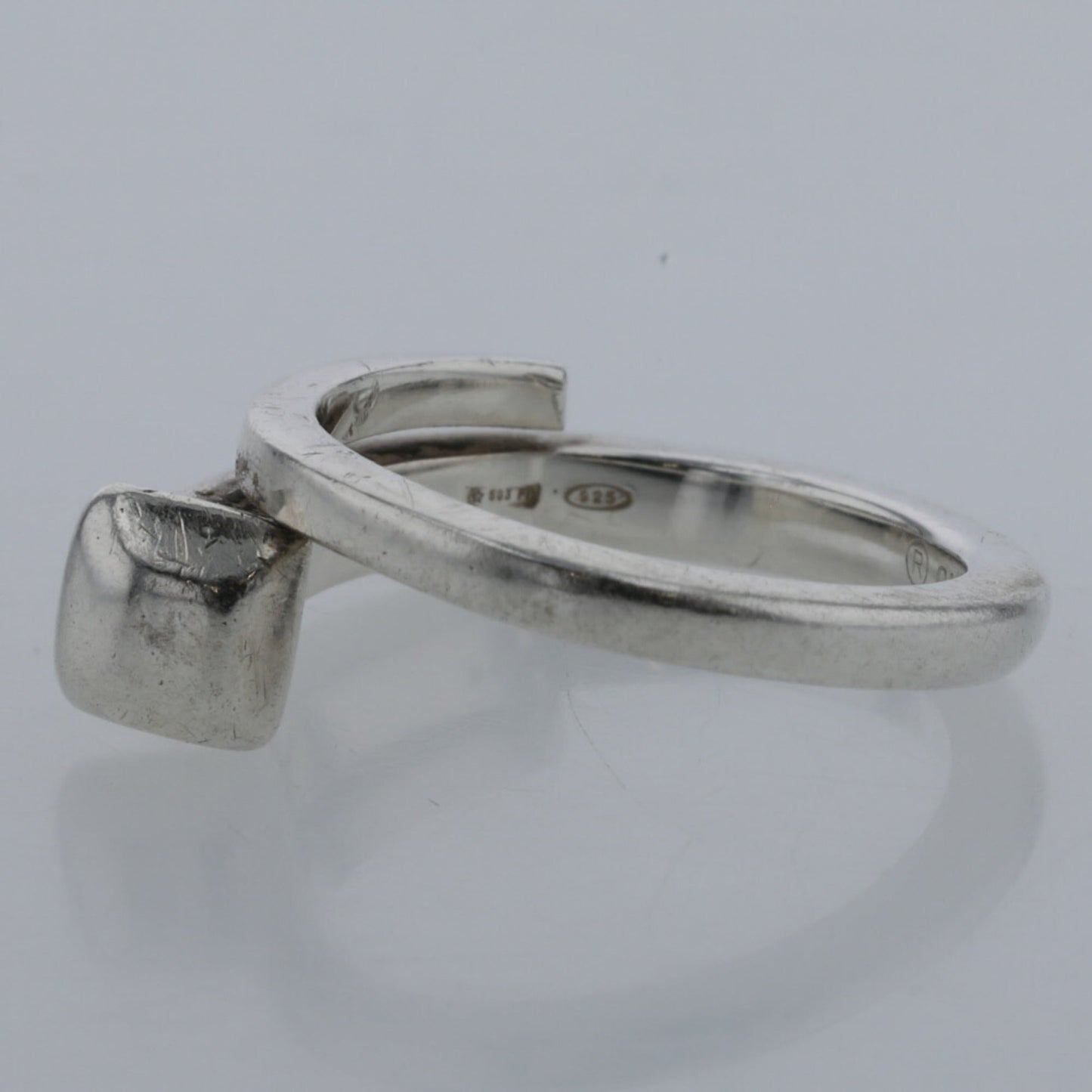 Gucci Ring / Nail Motif Spiral Silver 925 No. 10 Ladies GUCCI