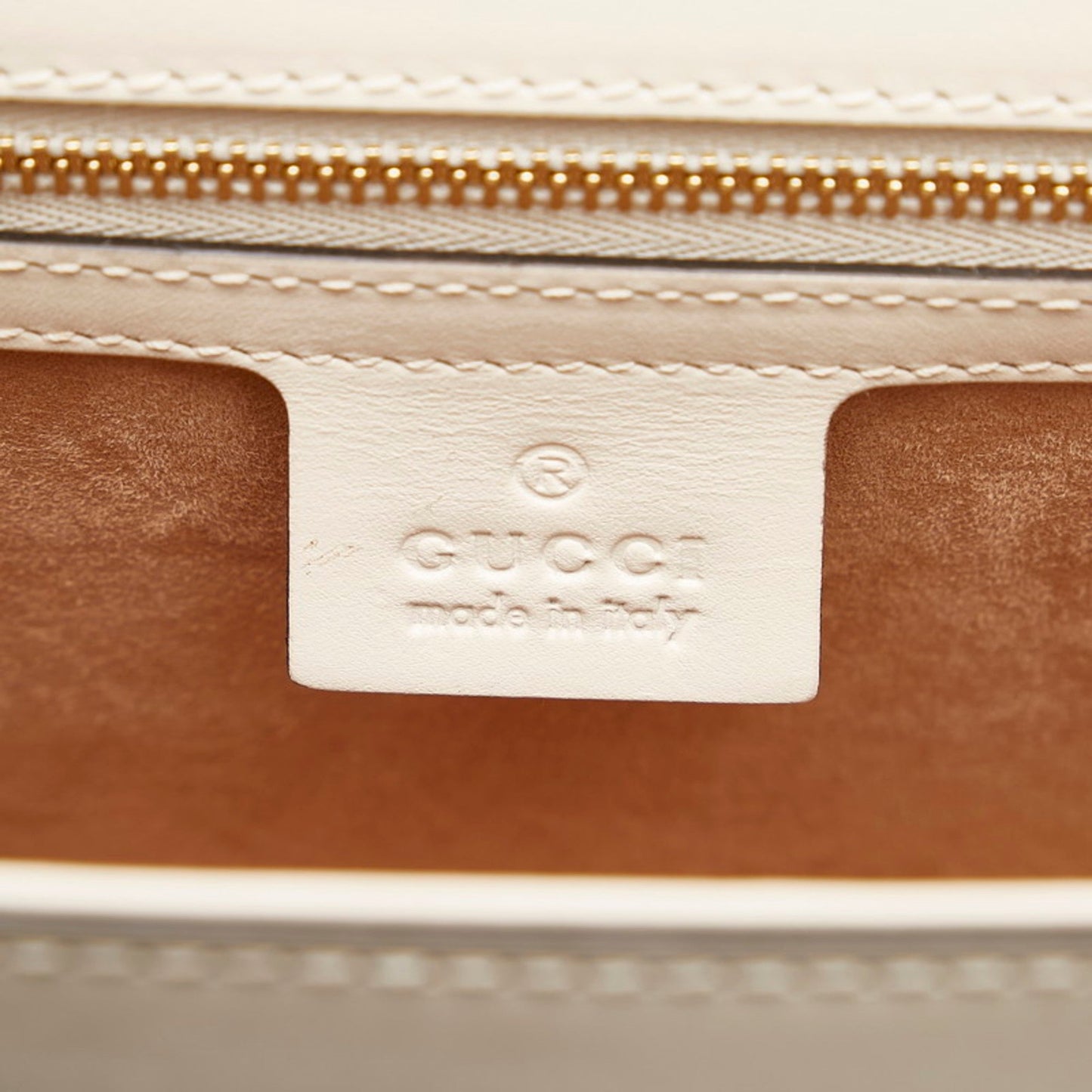 Gucci Sylvie Small Shoulder Bag 421882 White Red Navy Leather Ladies GUCCI